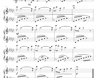 静雨钢琴谱-Supianoz