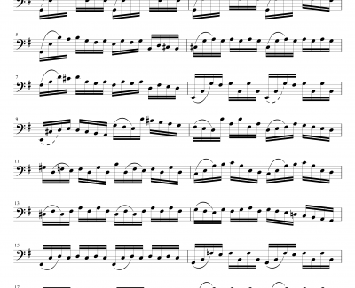 巴赫大提琴钢琴谱-1-雅克·奥芬巴赫