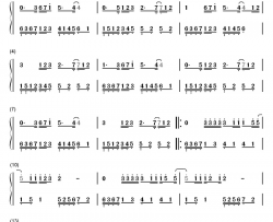 你最近还好吗简单版钢琴简谱-数字双手-S.H.E