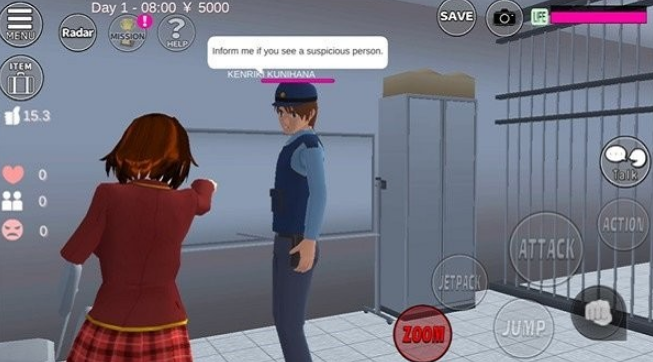 pjhcom葡京会5886校园模拟器英文版2024(SAKURA SchoolSimulator)