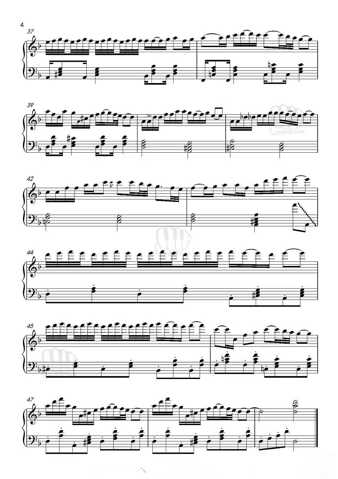 Purple Passion钢琴谱-真·御姐节奏大师爆燃曲目，她用小提琴完美演绎优雅与激情4