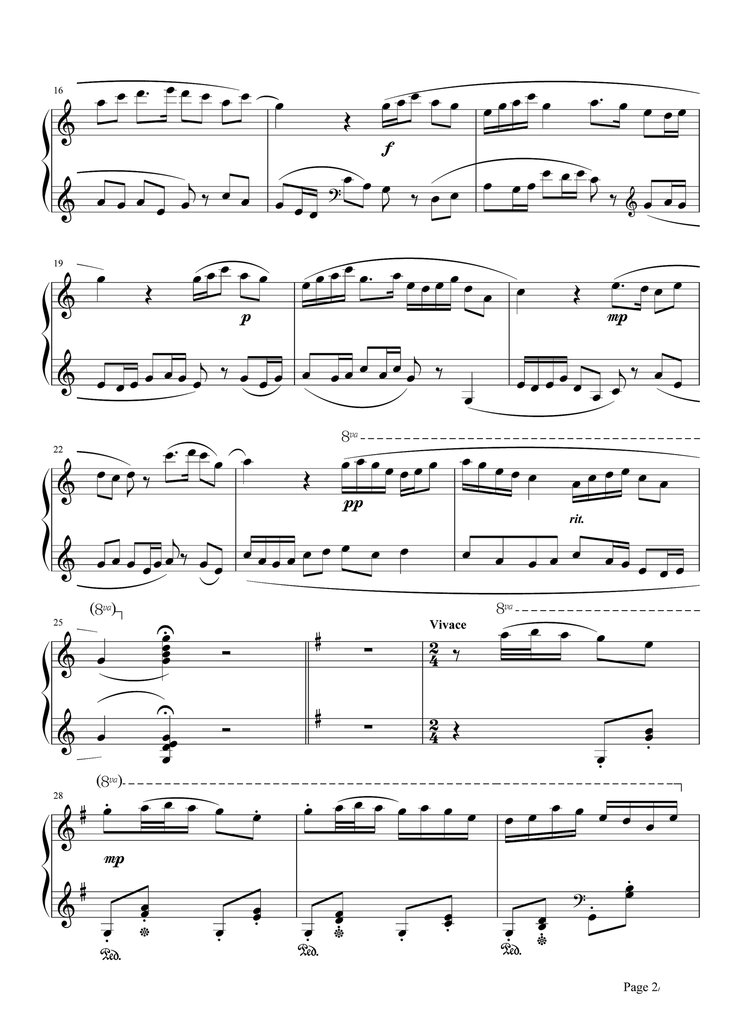 牧童短笛钢琴谱 贺绿汀-中国现代钢琴音乐的创造性典范2