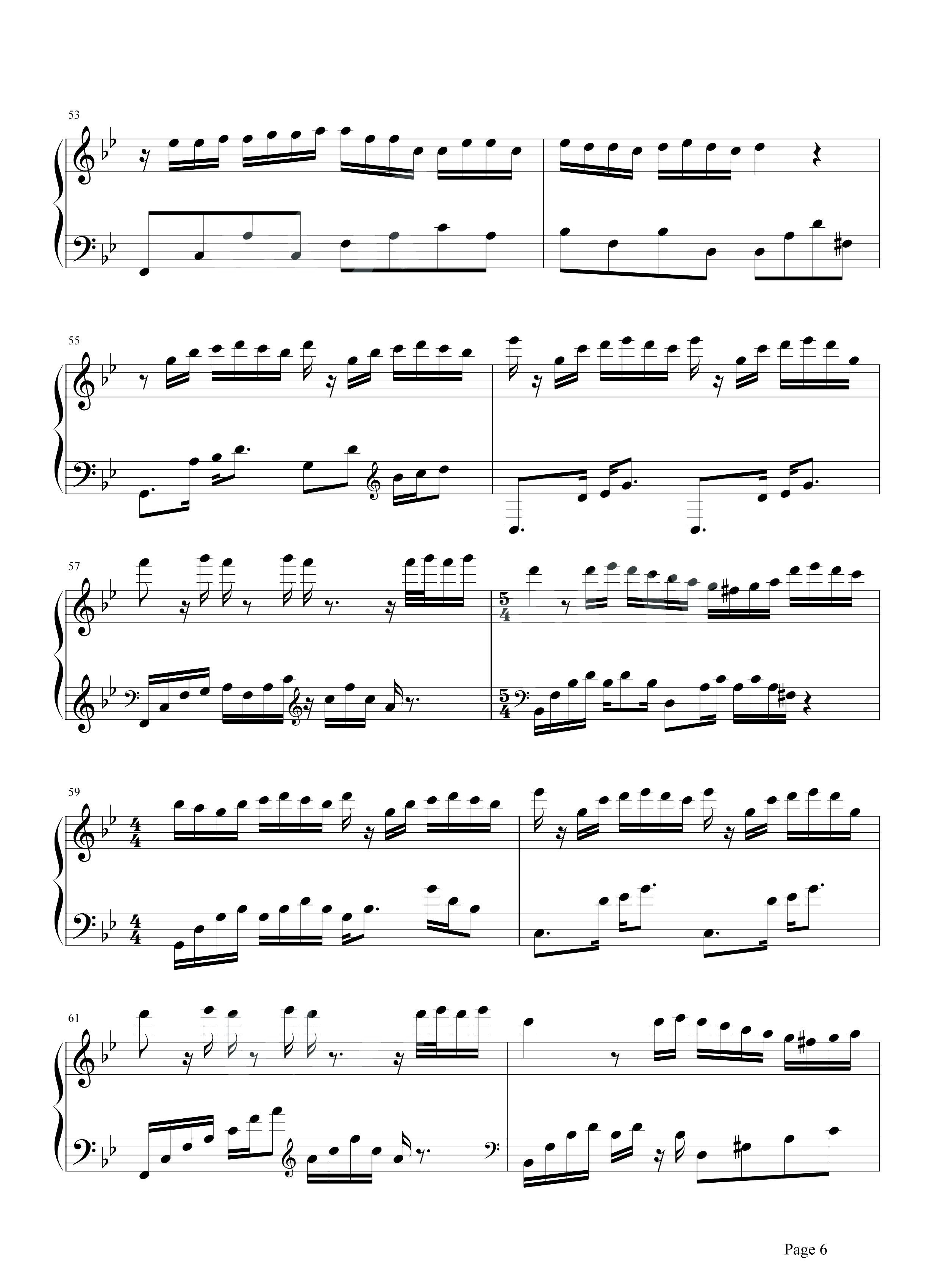 梦中的婚礼钢琴谱-理查德.克莱德曼-最美的乐章，背后隐逸着一个动人的故事6