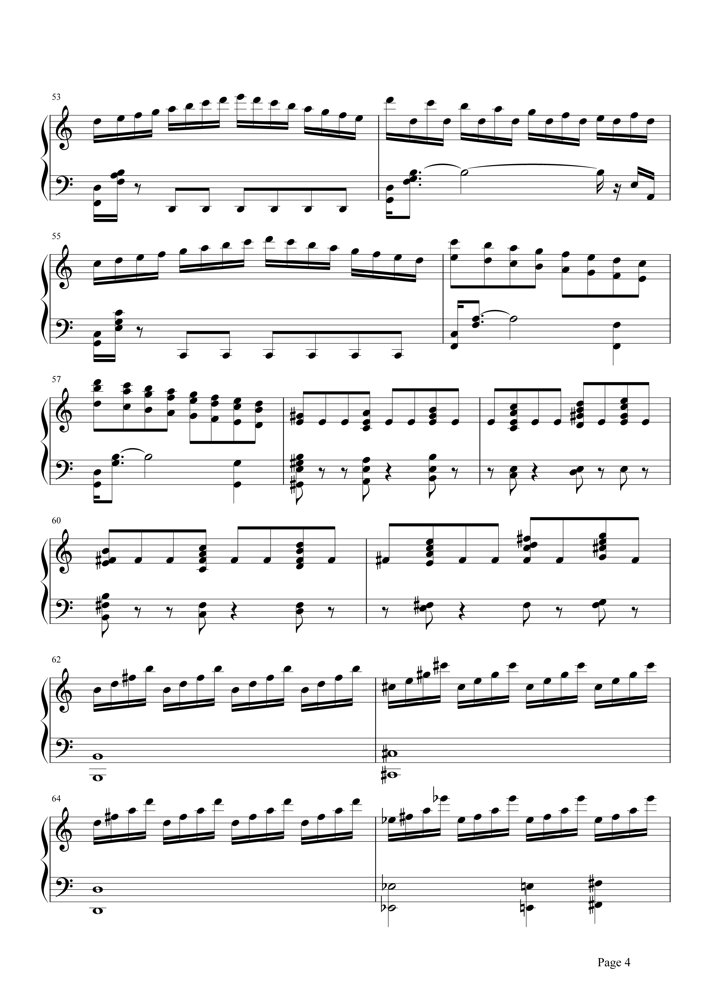 劲乐团V3钢琴谱 原来你是这样的贝多芬悲怆鸣奏曲第三乐章4