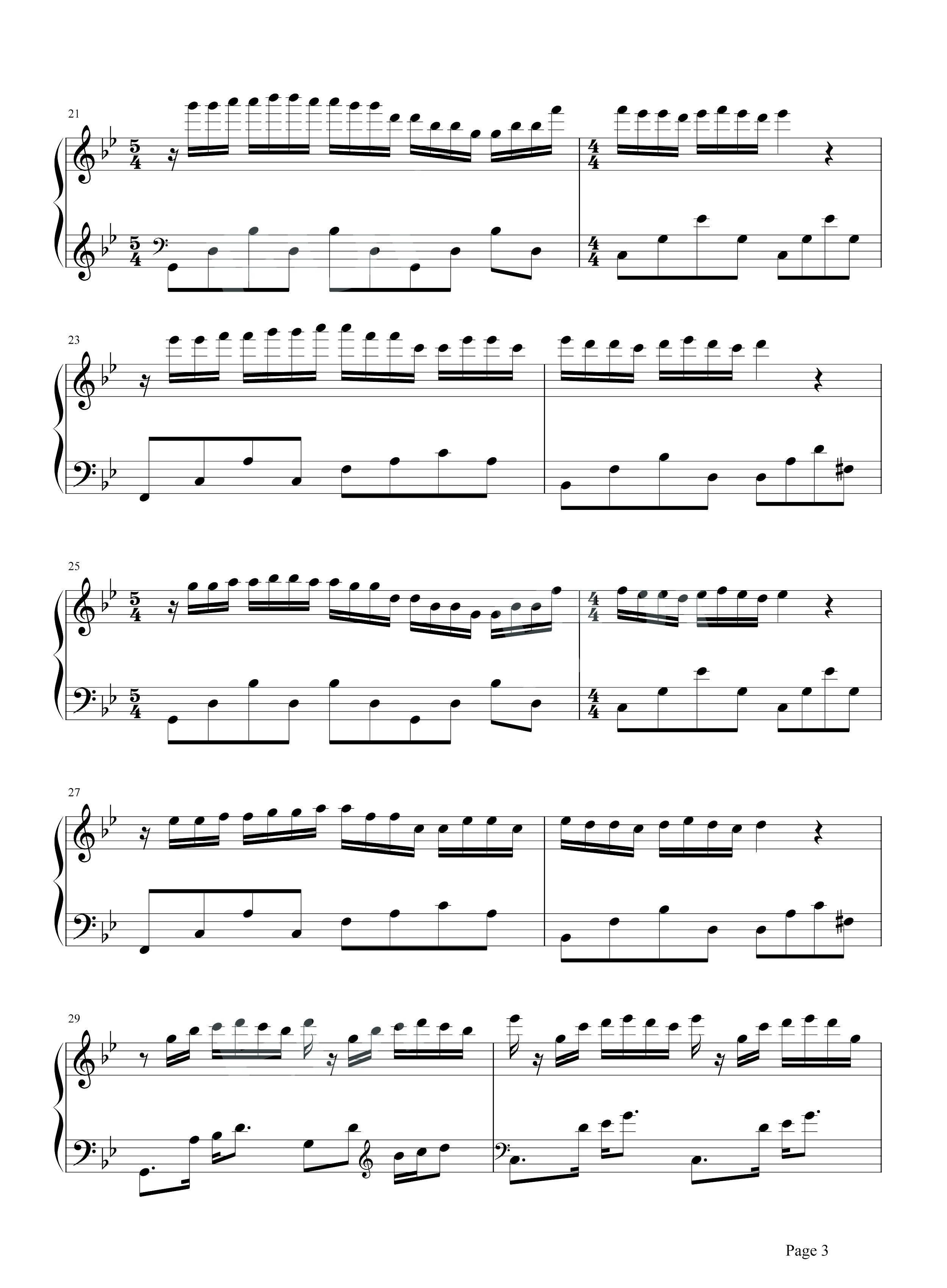 梦中的婚礼钢琴谱-理查德.克莱德曼-最美的乐章，背后隐逸着一个动人的故事3