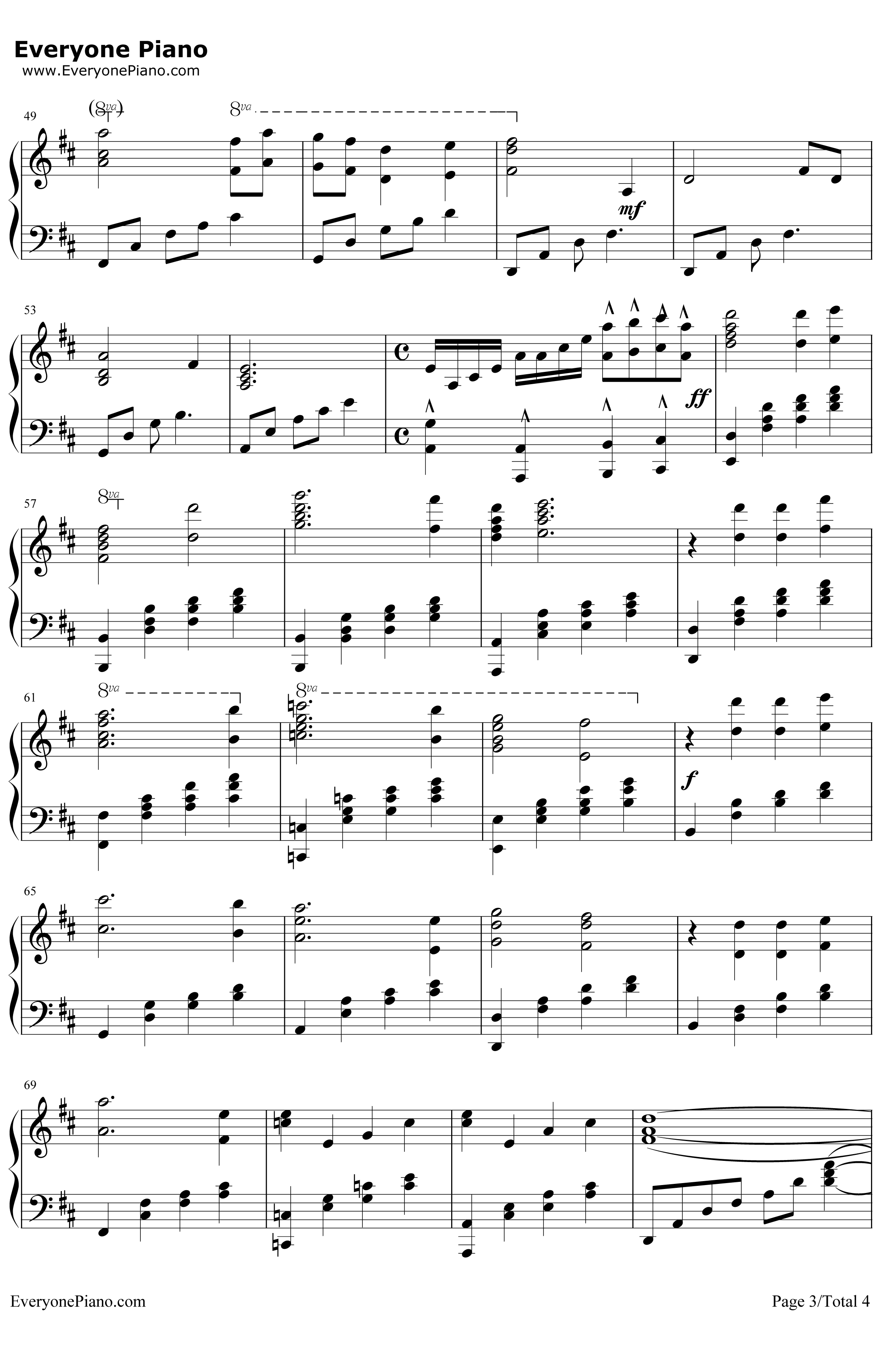 The Ludlows钢琴谱-JamesHorner-影片燃情岁月主题曲3