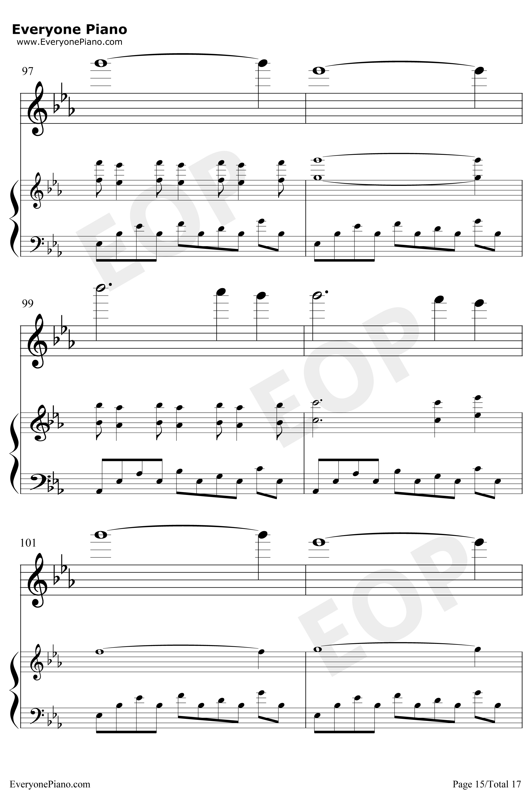 Wind钢琴谱-BrianCrain15