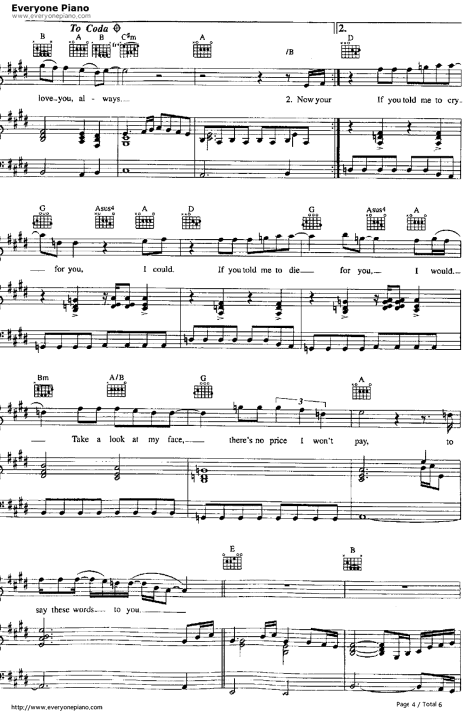 Always钢琴谱-BonJovi-4