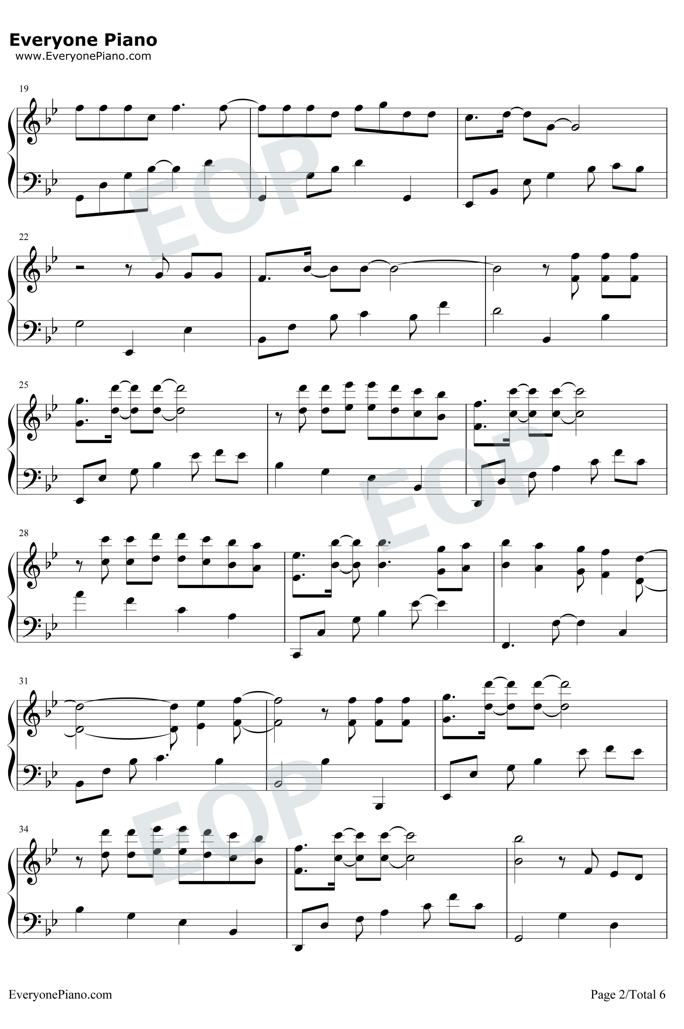 摩天轮的眼泪钢琴谱-创造101金志文2