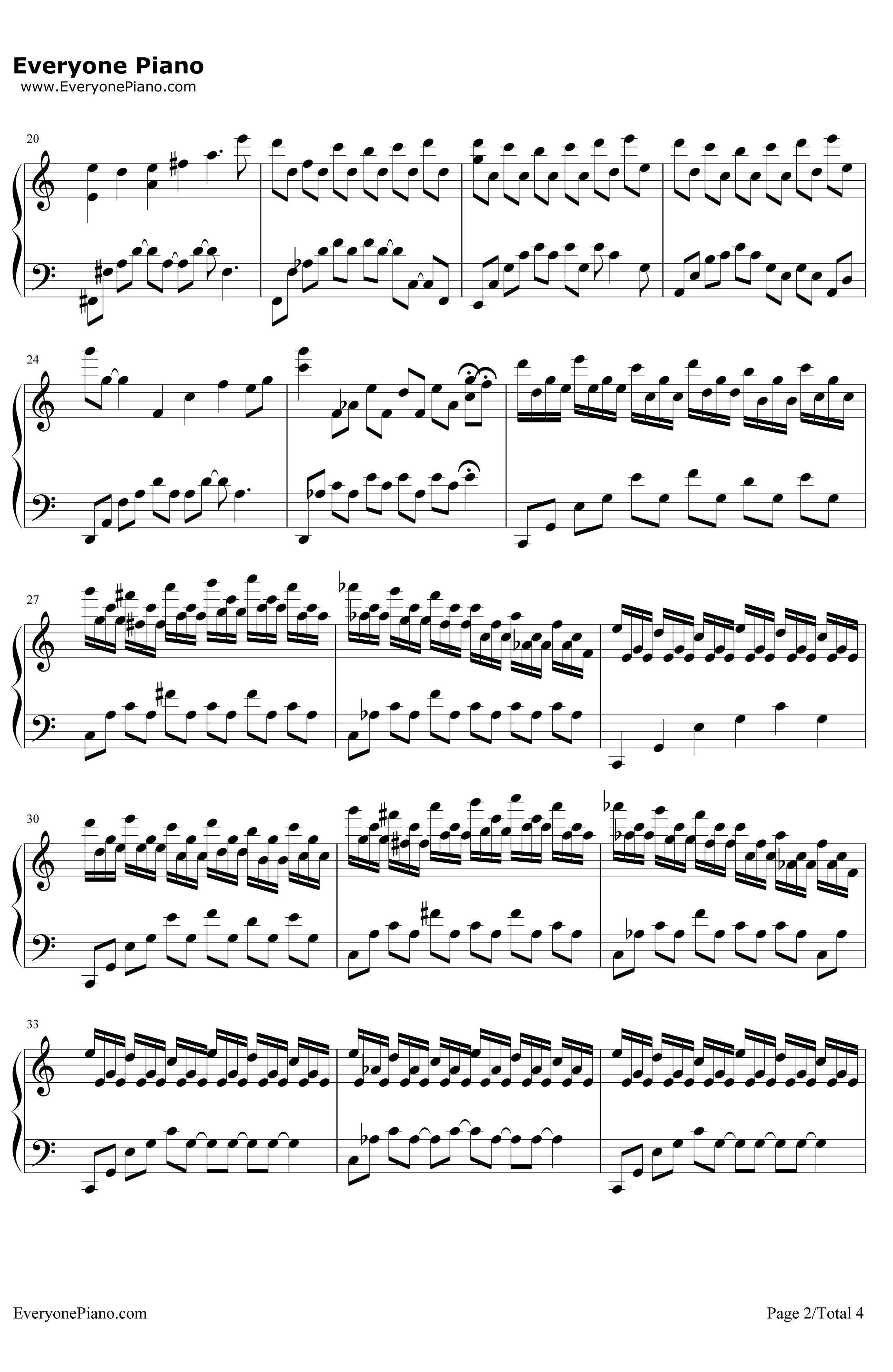 BlindFilm钢琴谱-Yiruma2