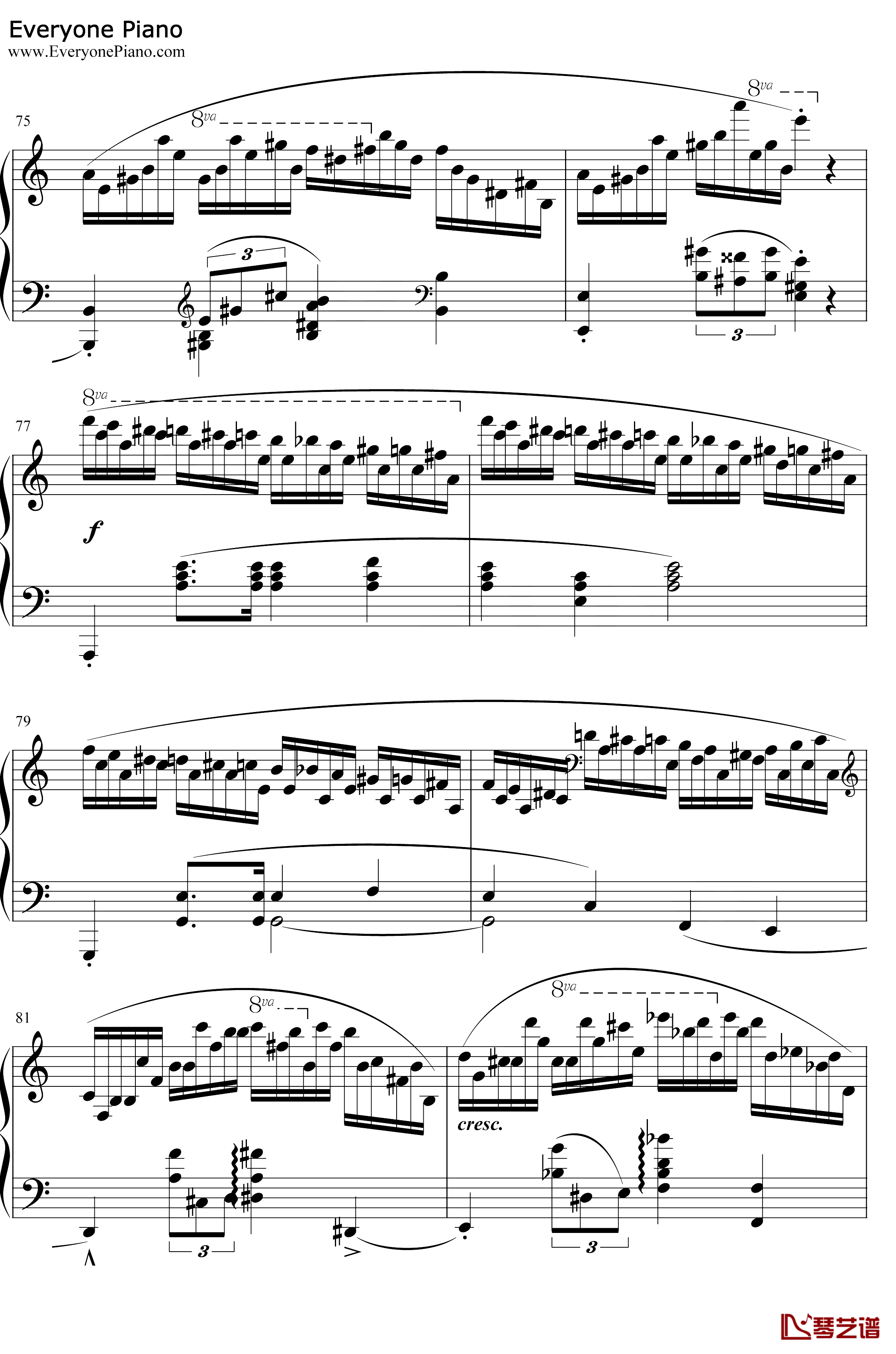 肖邦练习曲第23首钢琴谱-肖邦-肖邦练习曲第23首10