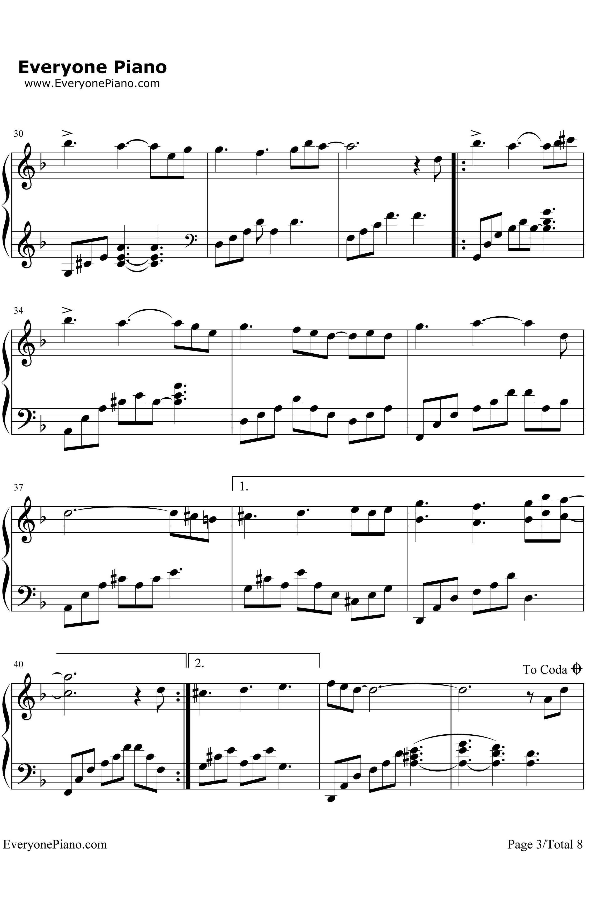 Felitsa（费丽萨）钢琴谱-雅尼3