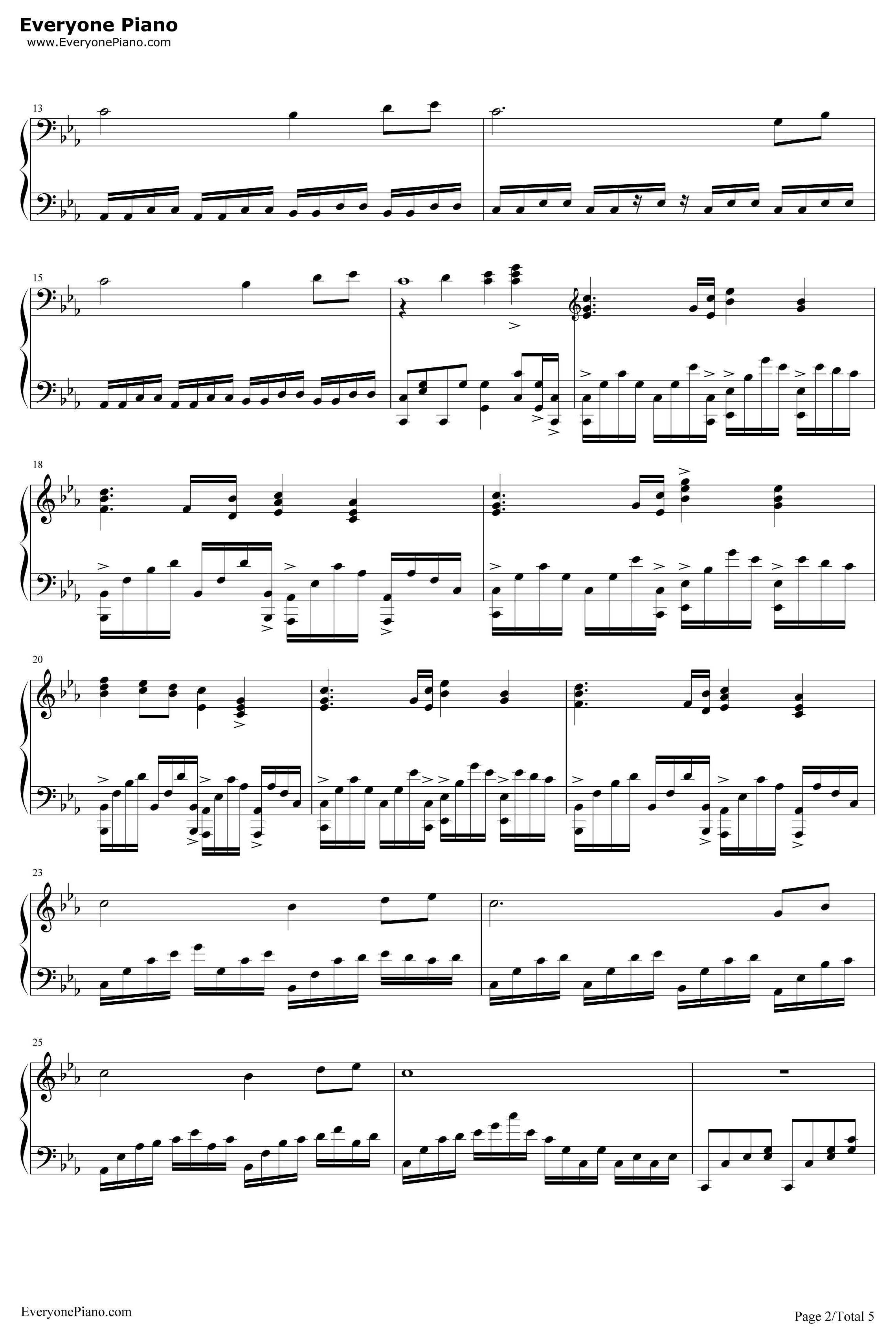 Arrival To Earth钢琴谱-SteveJablonsky-第一代《变形金刚》OST2