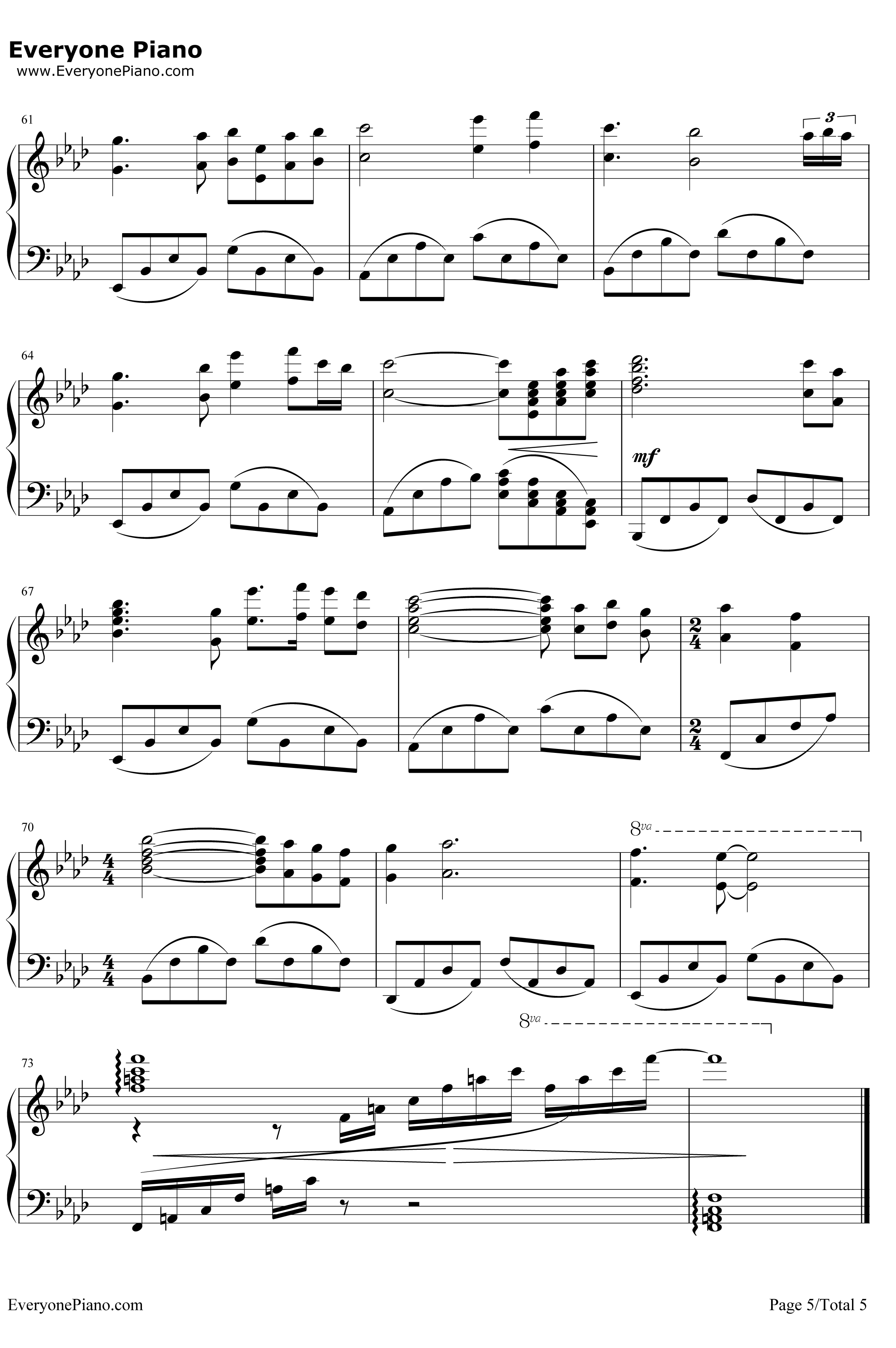 Adagio in CMinor钢琴谱 -雅尼5