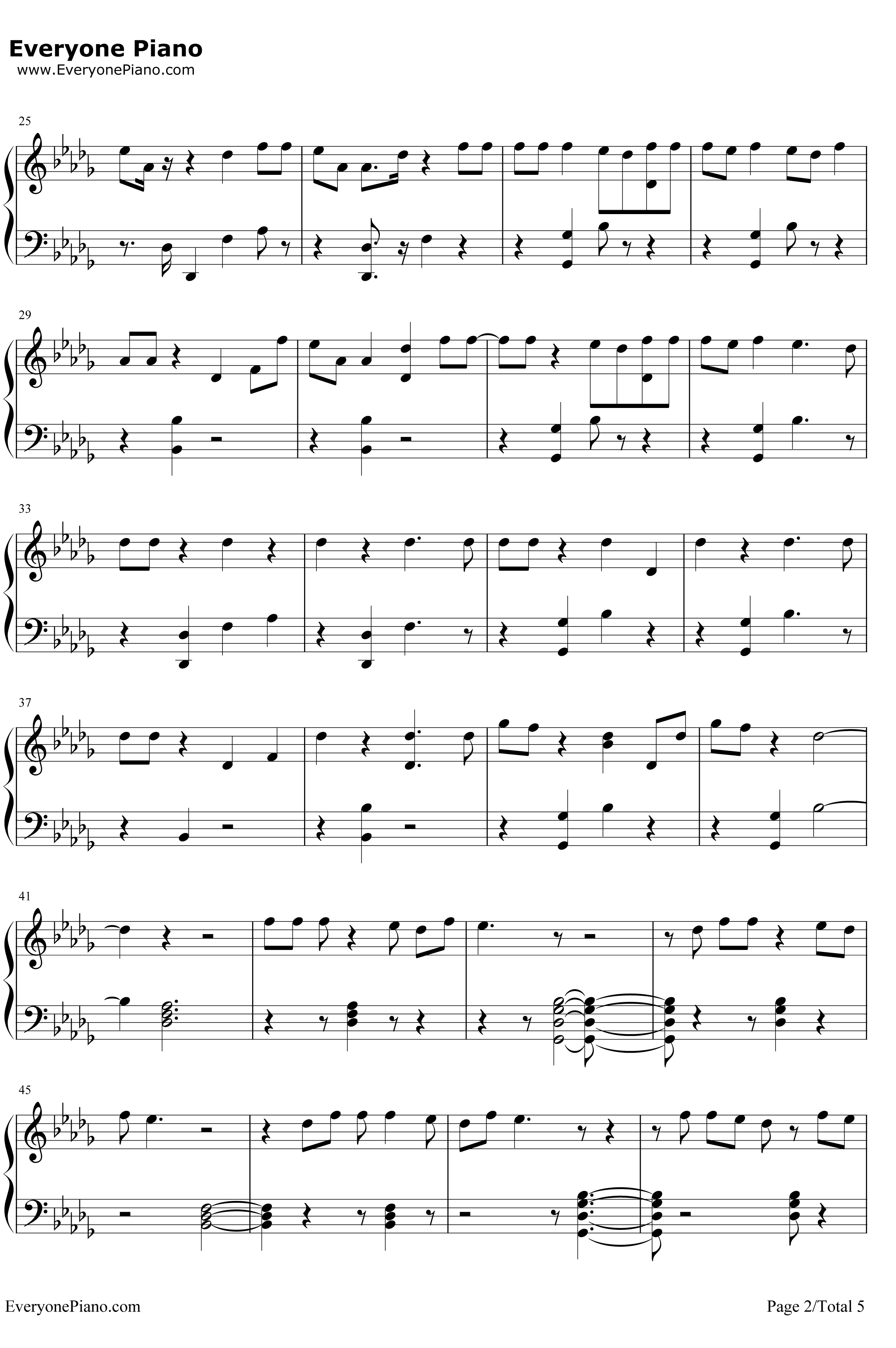 Hymn钢琴谱 -Kesha2