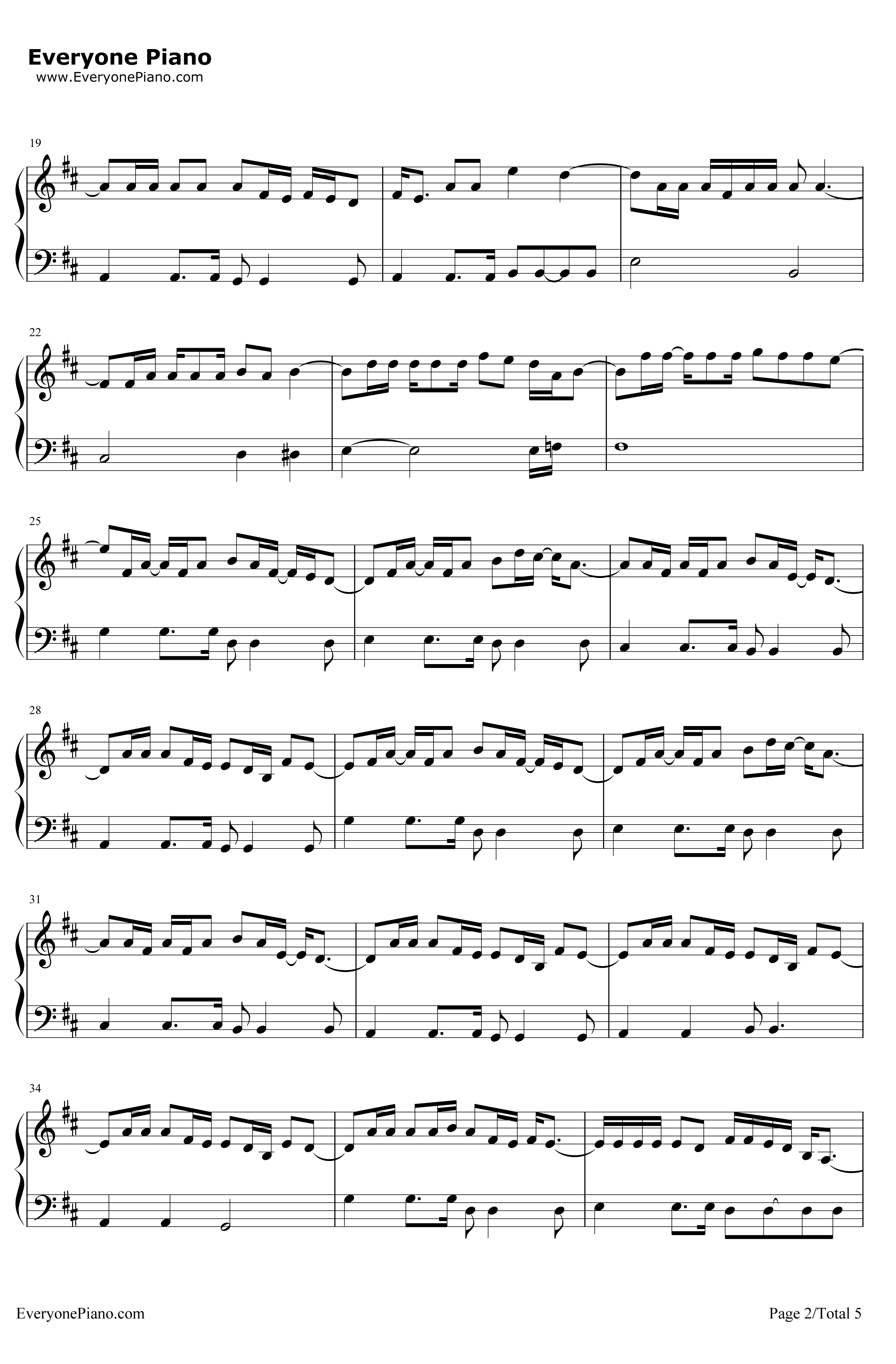 The Man钢琴谱-AloeBlacc2