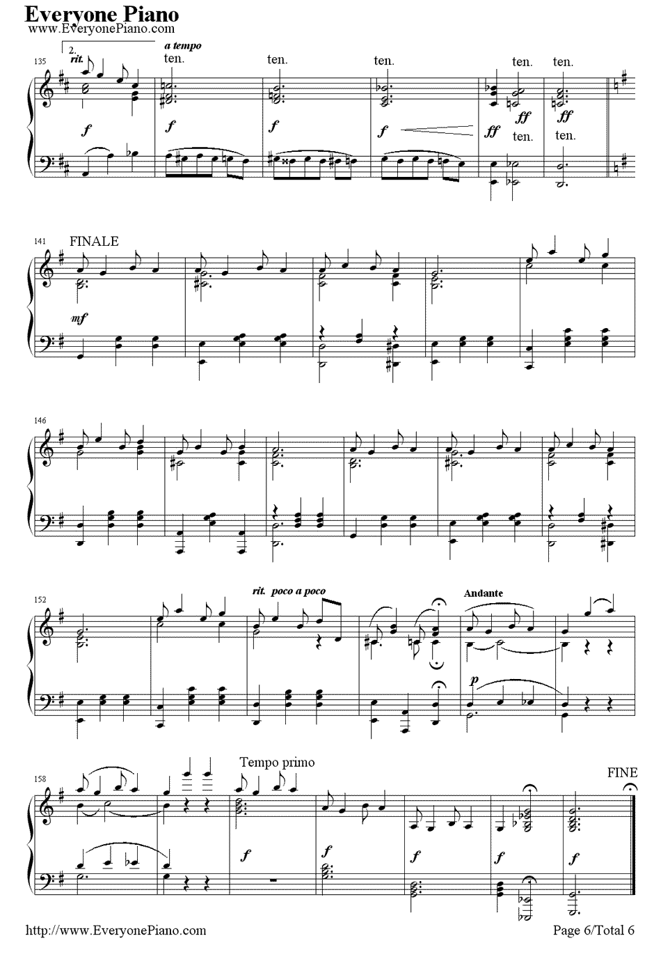 Bethena A Concert Waltz钢琴谱-Scott Joplin斯科特·乔普林6