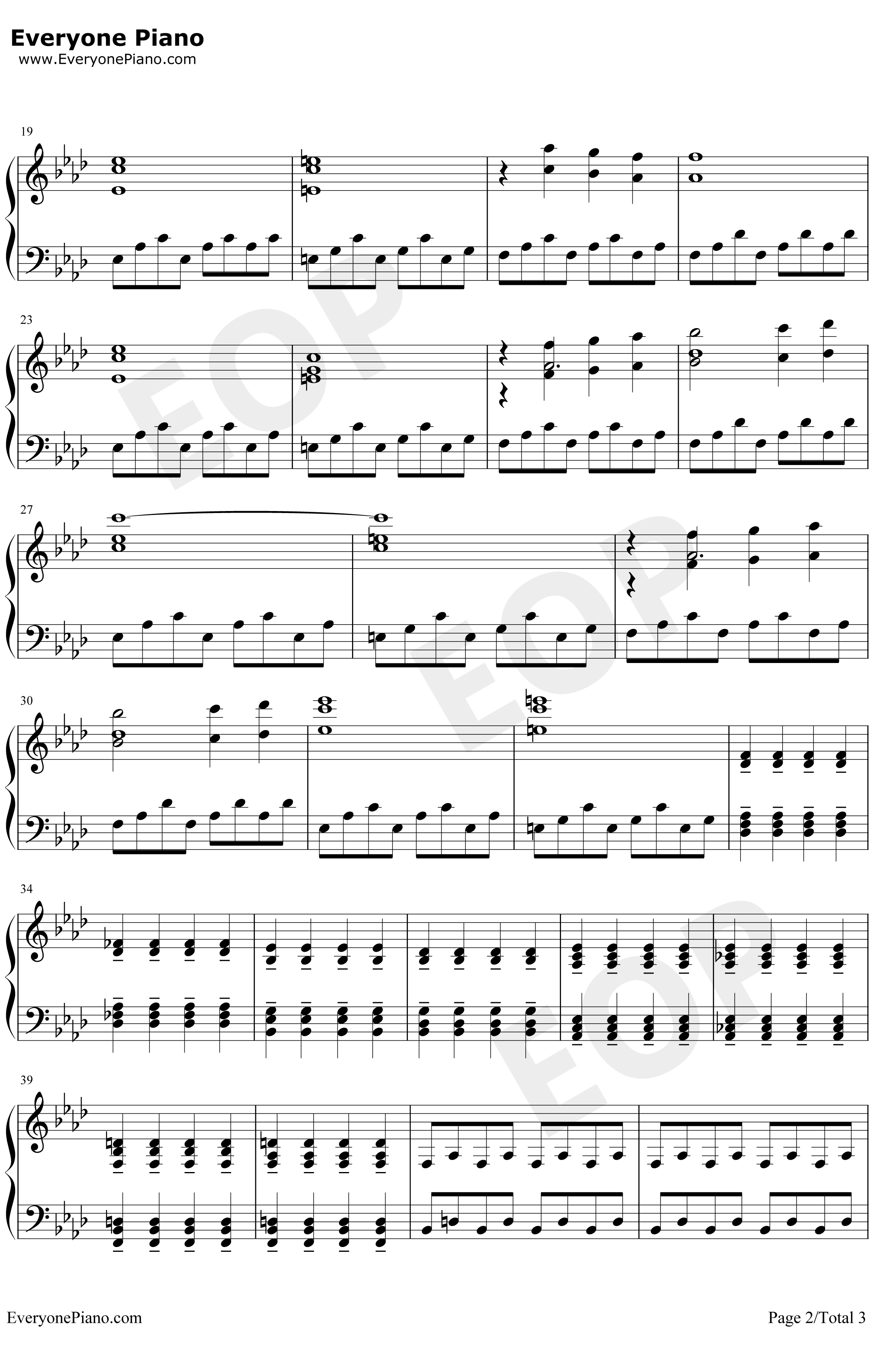 Truman Sleeps钢琴谱-PhilipGlass-楚门的世界OST2