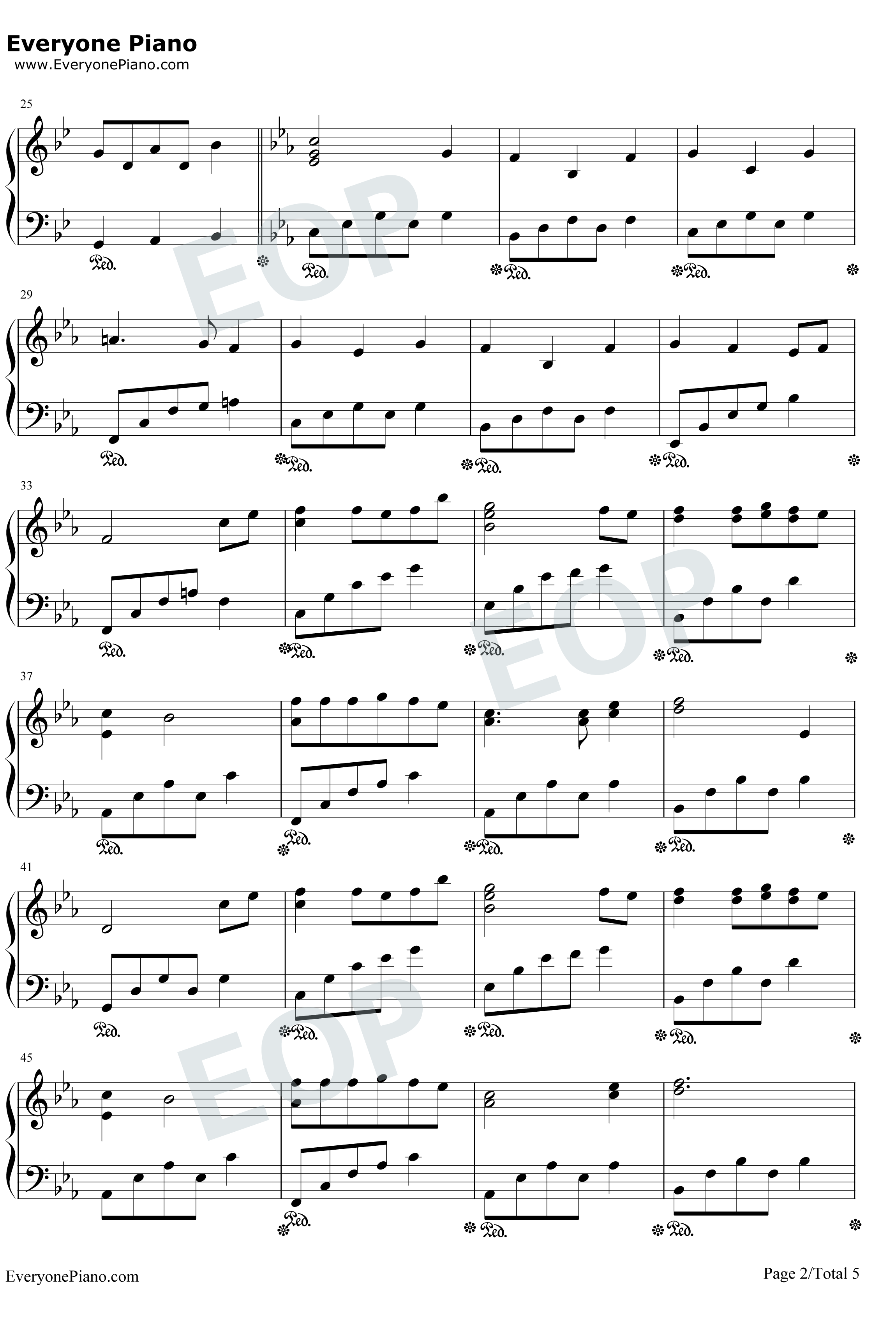 Arrietty's Song钢琴谱-塞西尔·科贝尔セシルコルベル宫崎骏-借东西的小人阿莉埃蒂-宫崎骏动画2