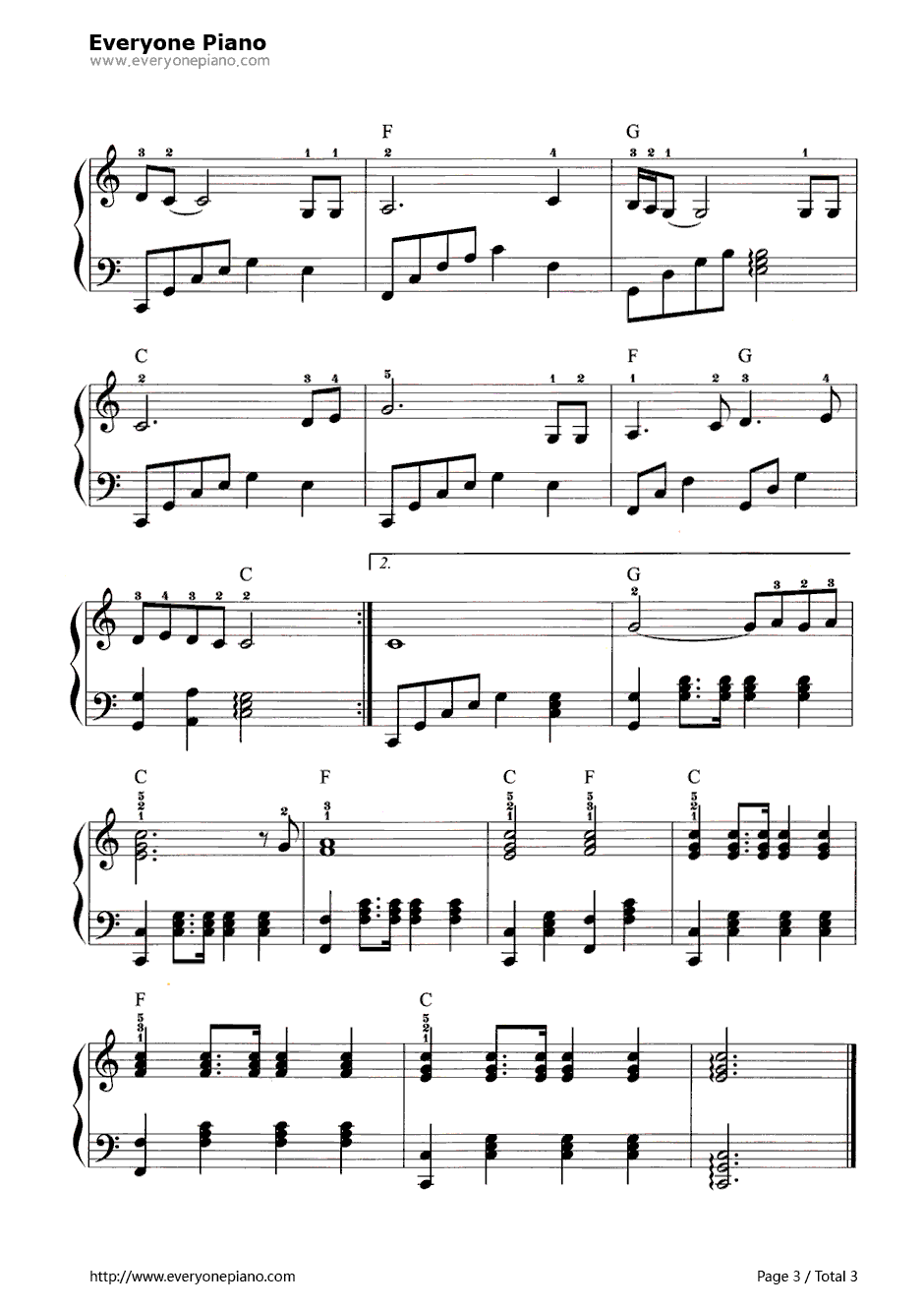 星钢琴谱-邓丽君3