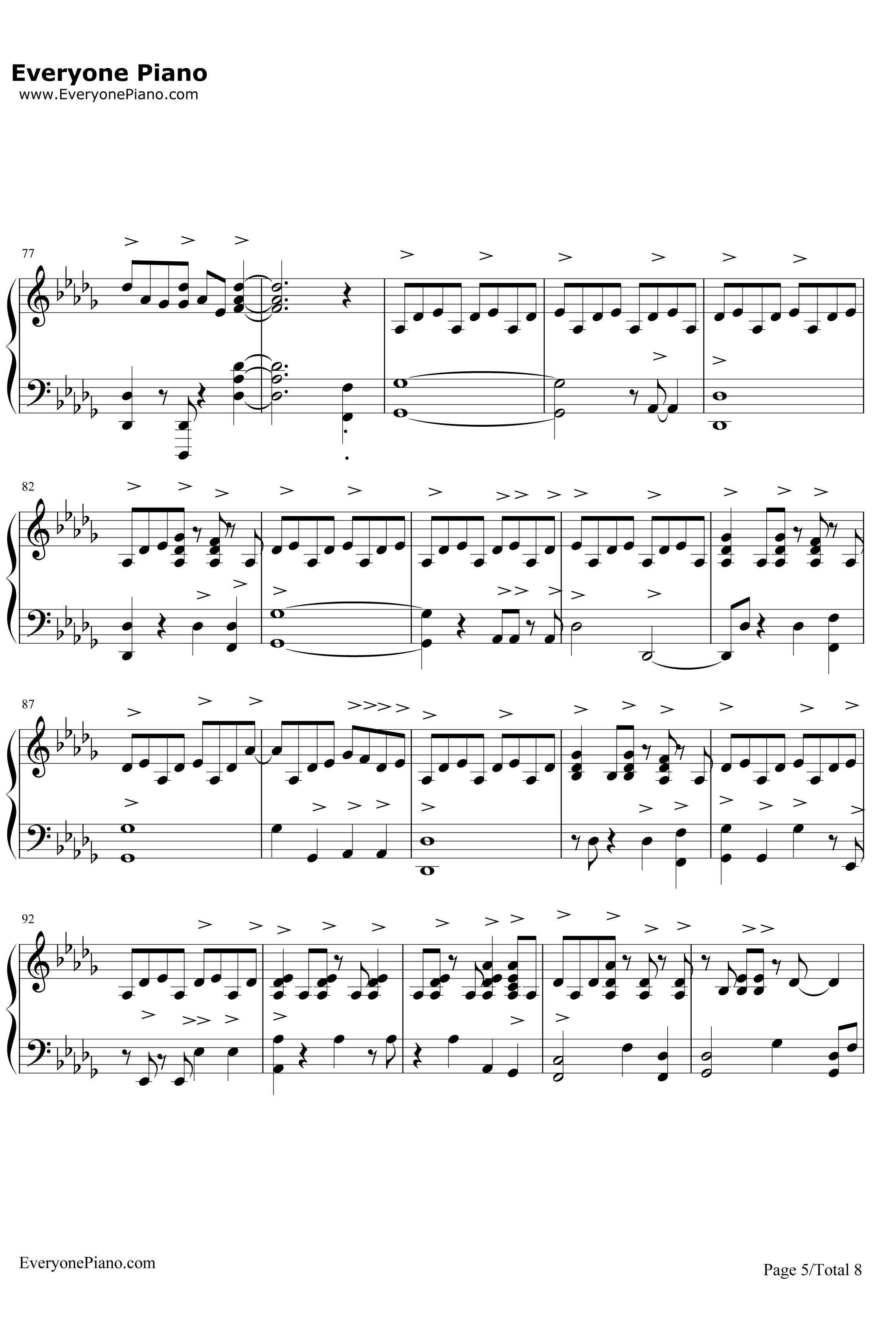 All of Me完整版钢琴谱-JonSchmidt5