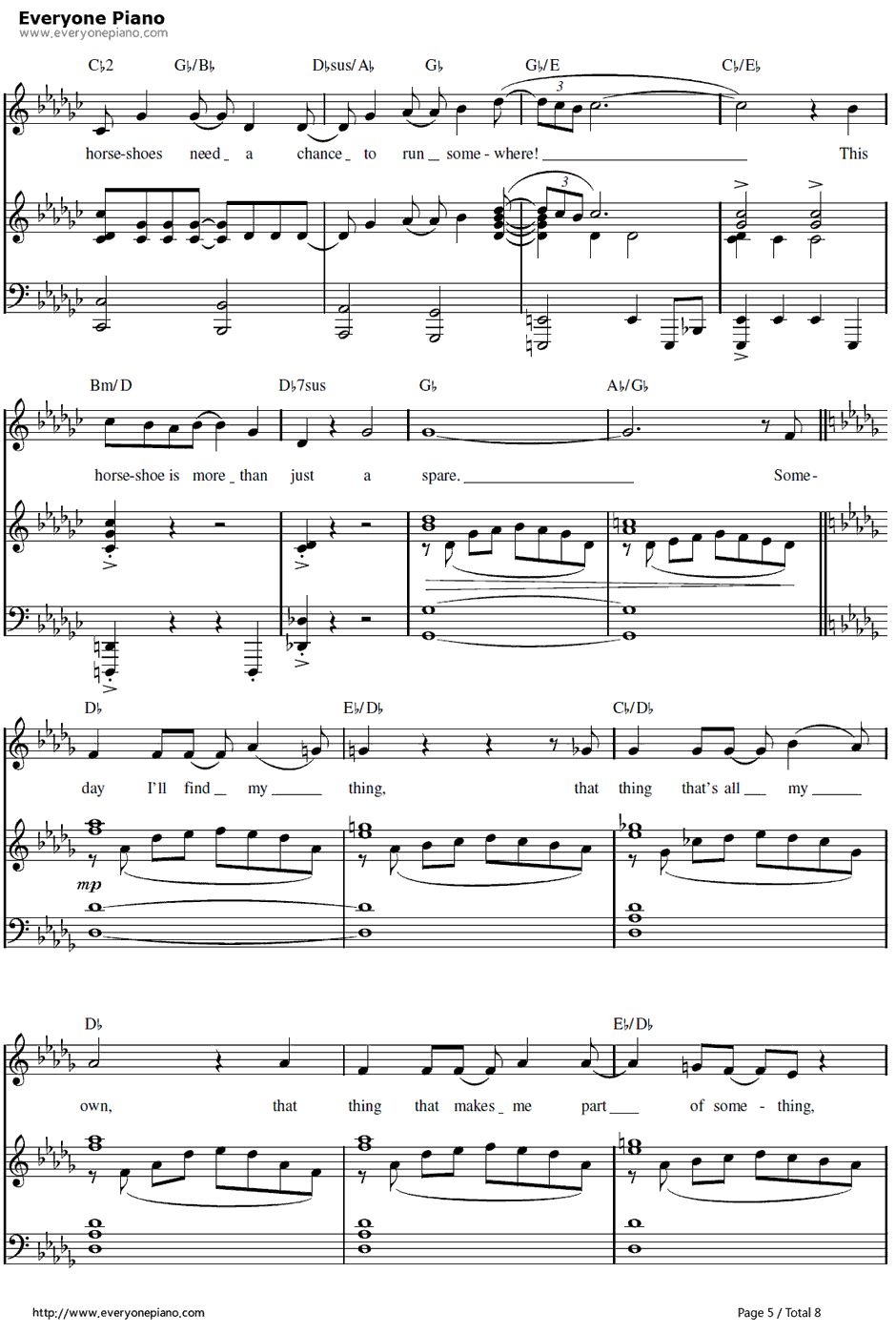 More Than Justthe Spare钢琴谱-KristenAnderson-Lopez&RobertLopez-冰雪奇缘插曲5