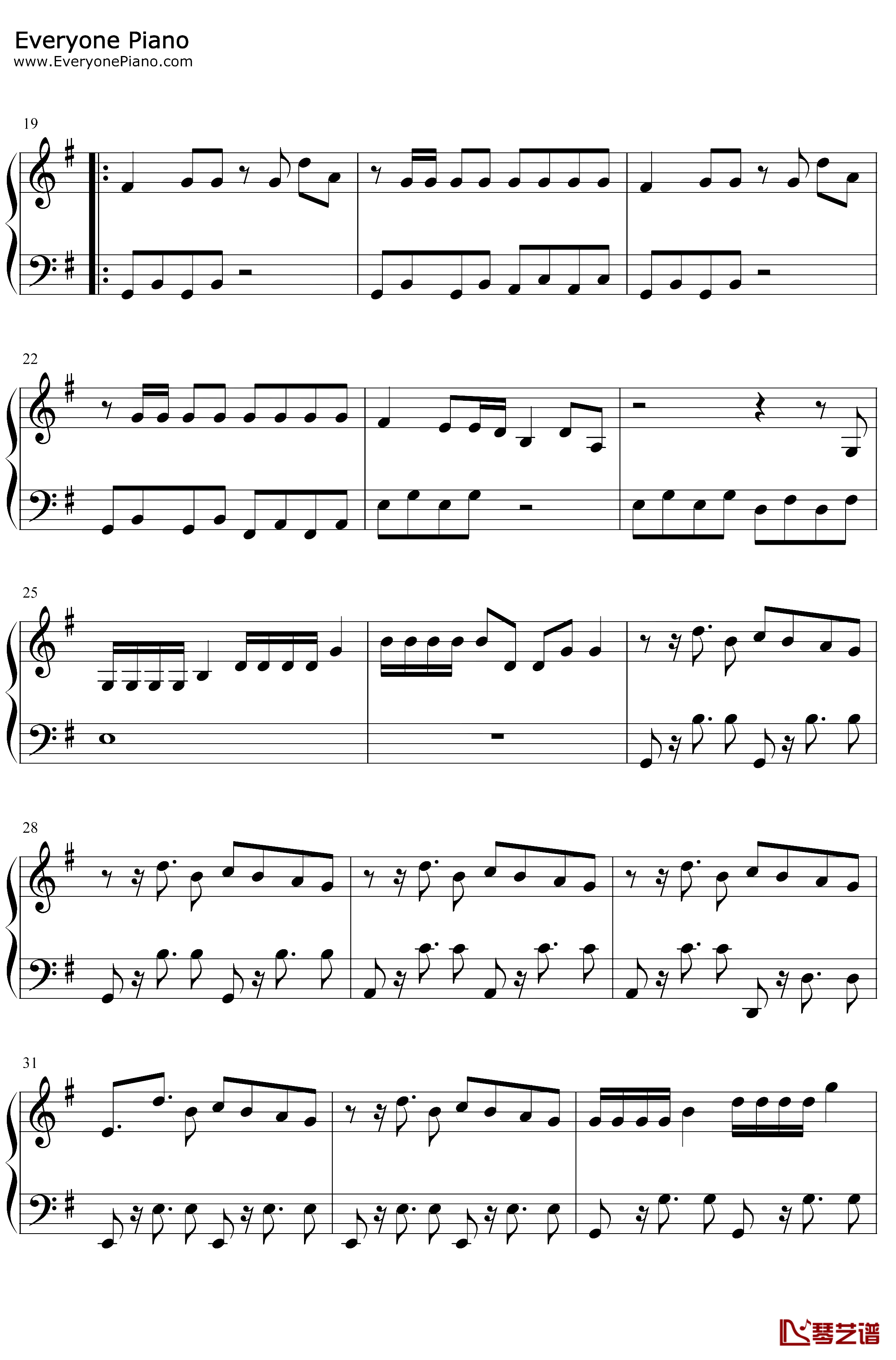 Unbelievable钢琴谱-WhyDon'tWe2