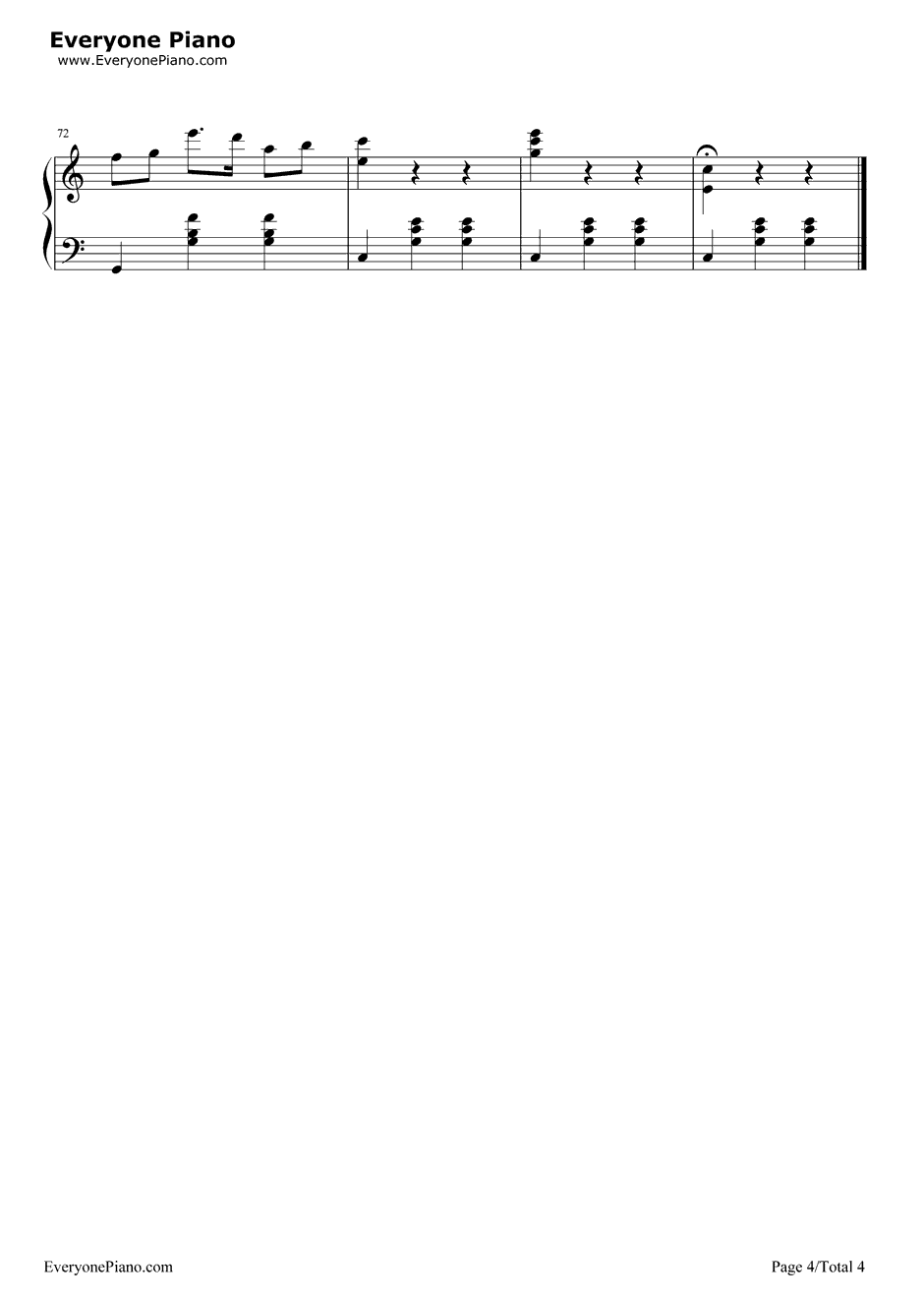 牧歌钢琴谱-卡尔•海因斯4