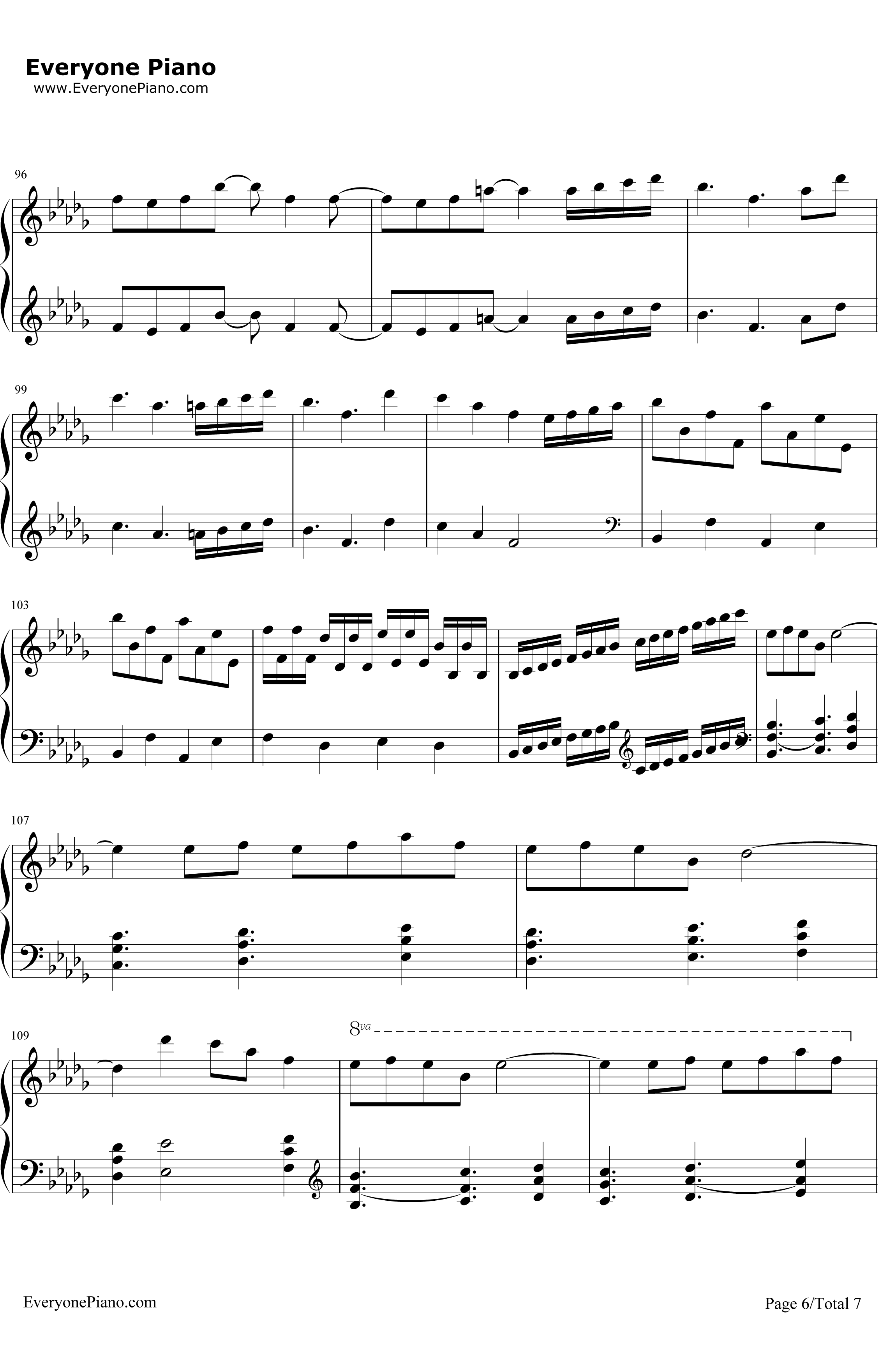 Merry Christmas Mr.Lawrence钢琴谱-HikaruUtada-FYI-圣诞歌曲6