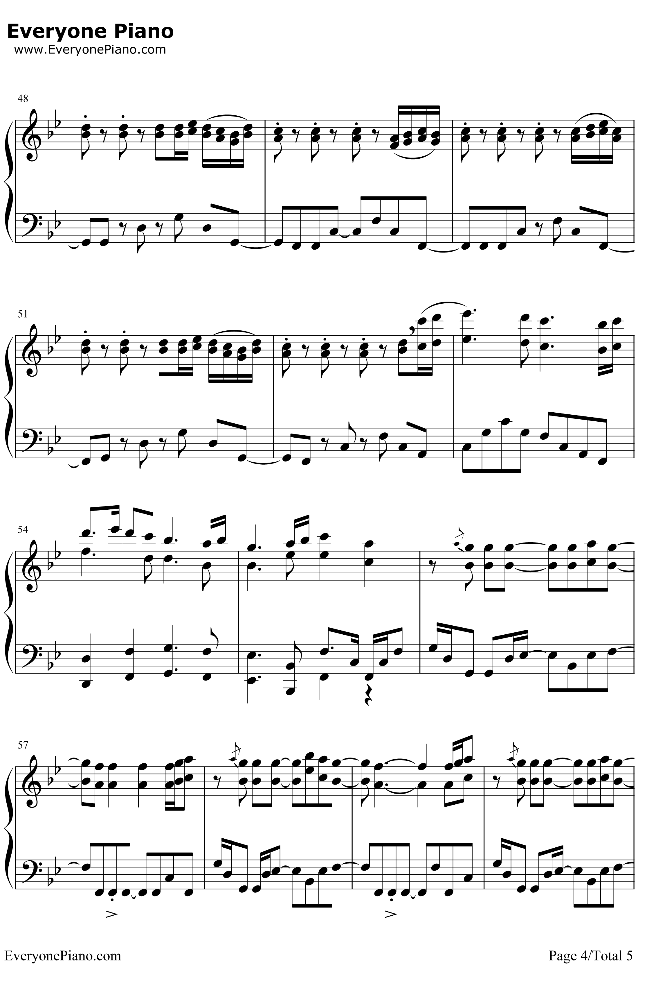 TheMermaid钢琴谱-雅尼4