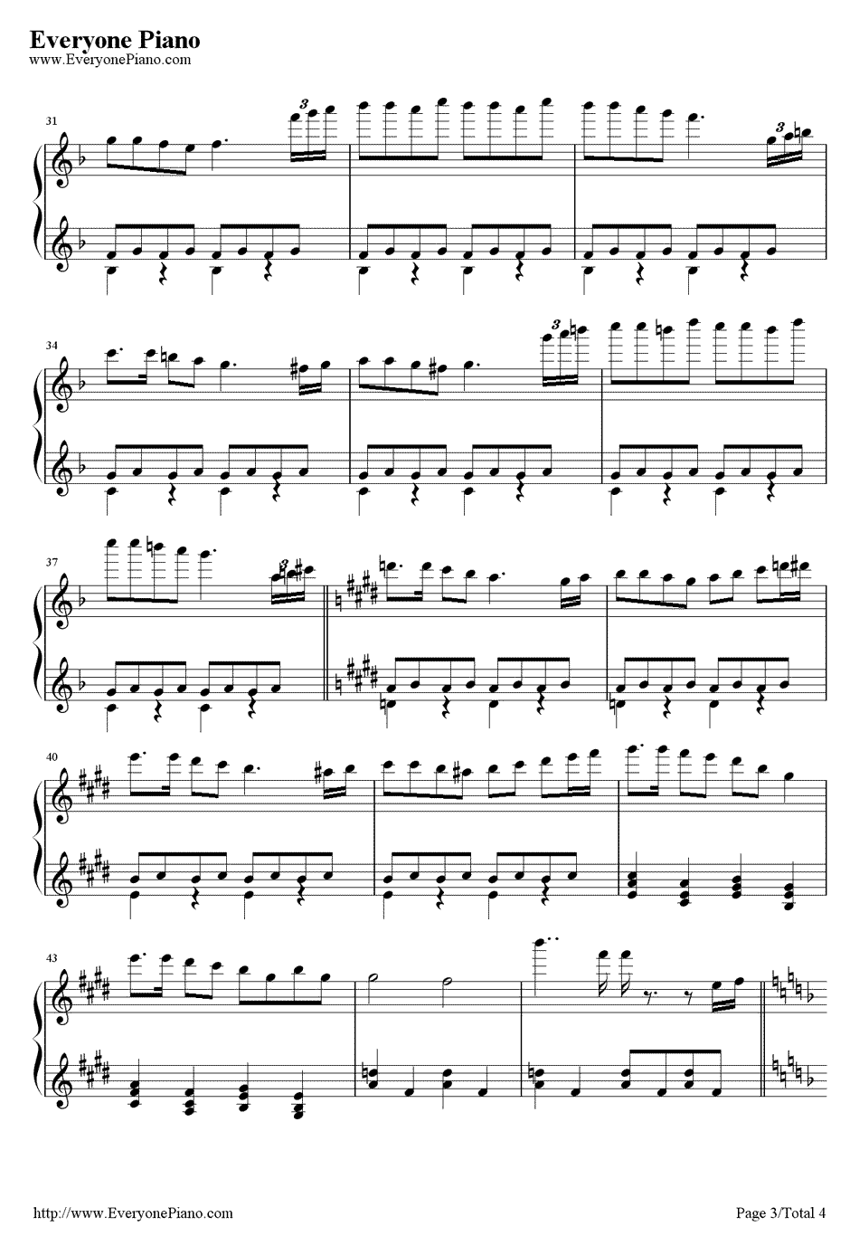 The Crystal Shard钢琴谱-星之卡比643