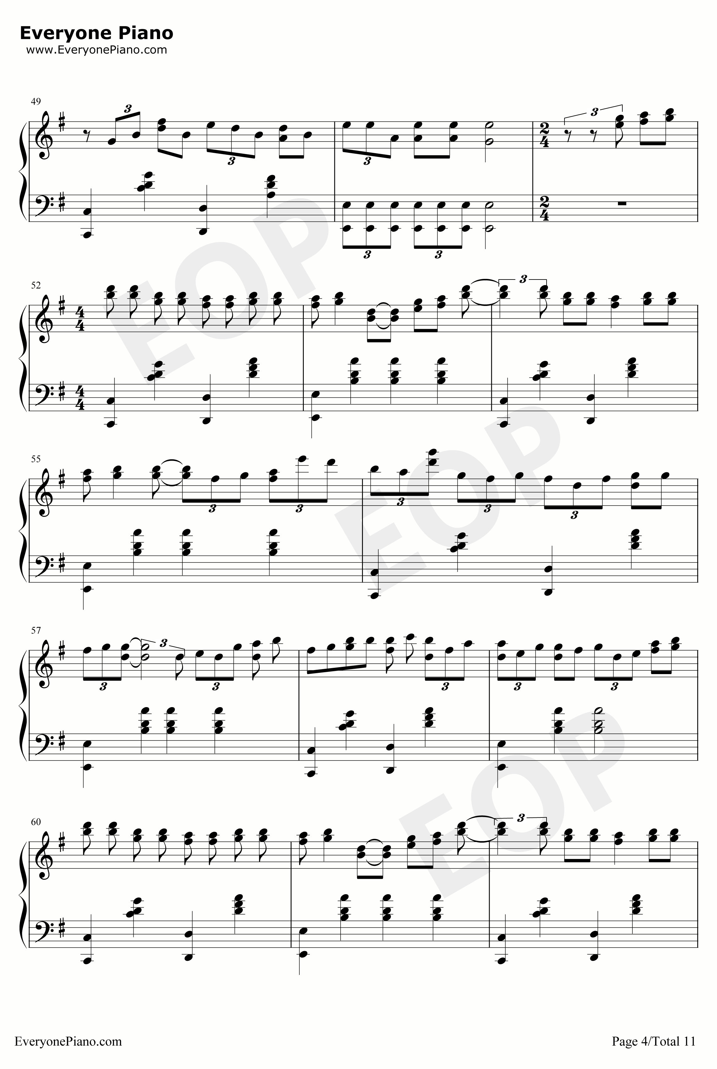 KEYS钢琴谱-ZYTOKINE-PIANOSKETCH4