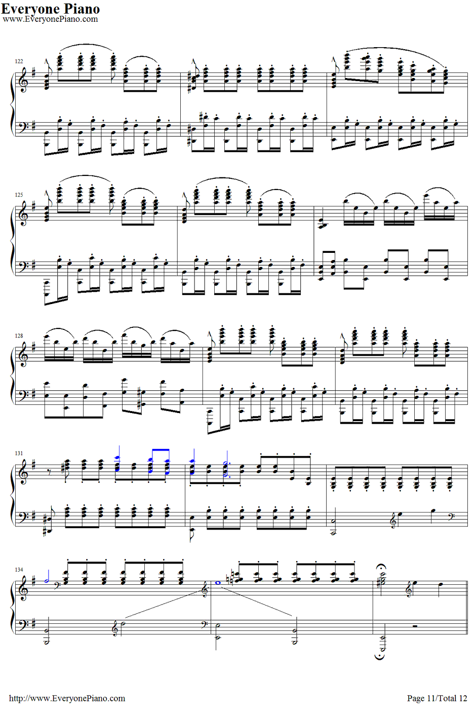 ココロ钢琴谱-镜音リン11
