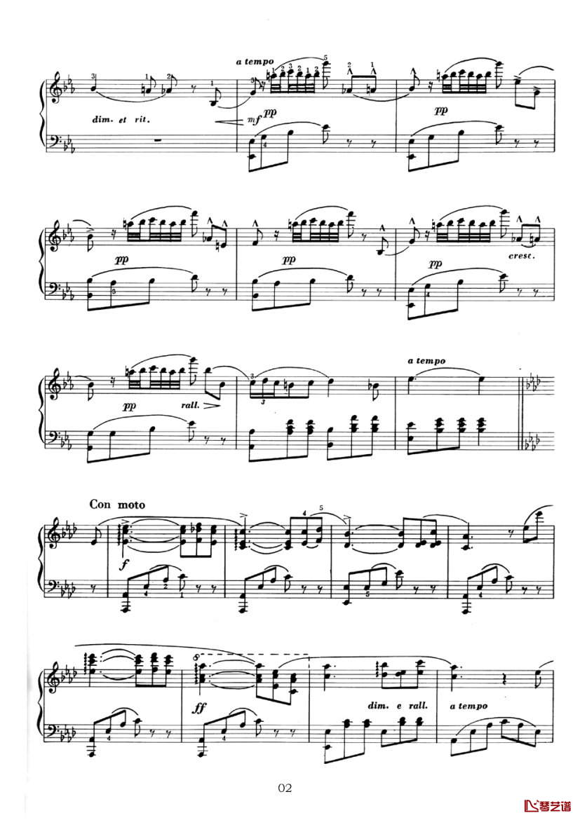 夜莺在歌唱钢琴-布林莱·理查兹-钢琴十级考曲2