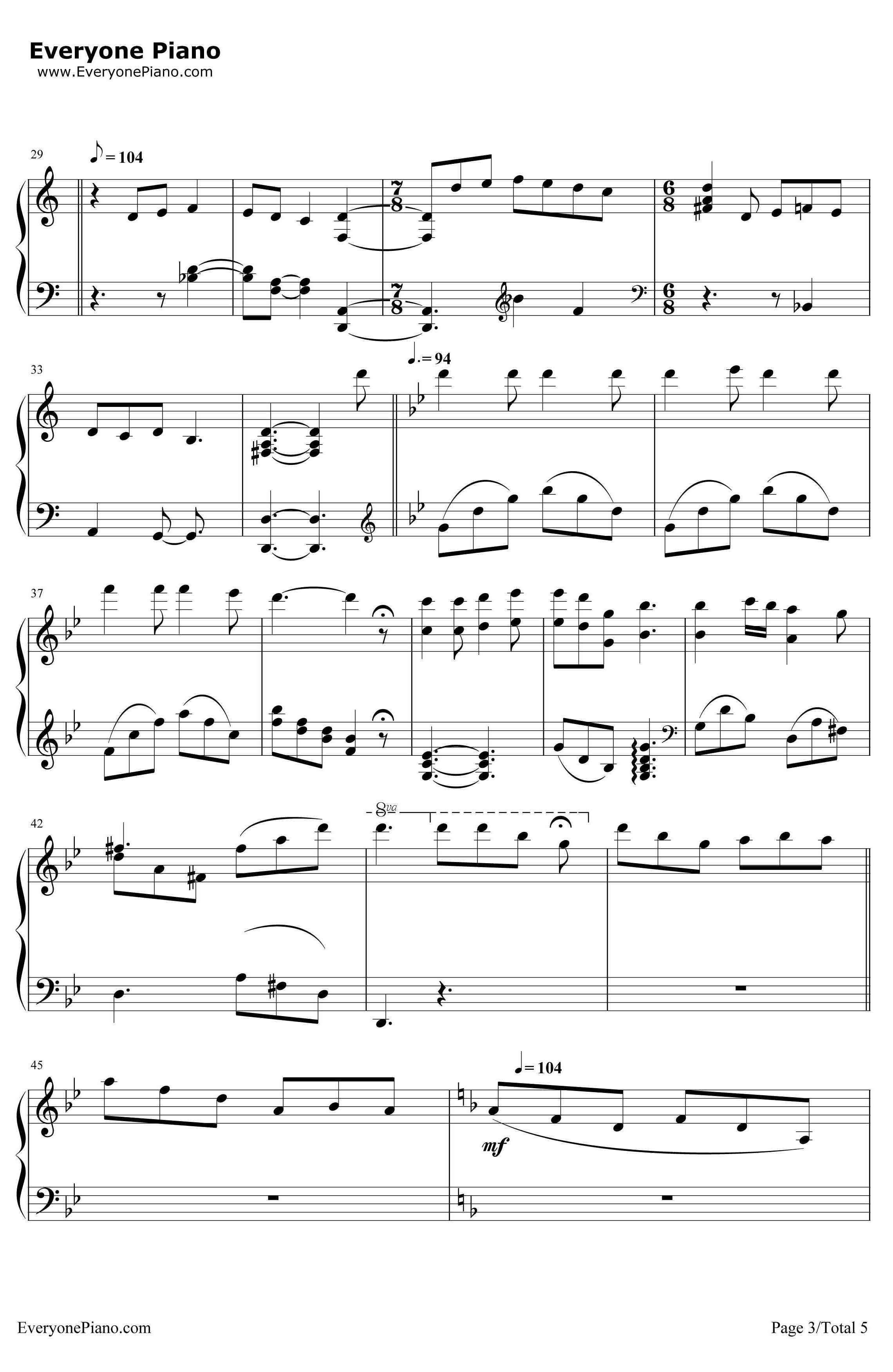 Victor'sPianoSolo钢琴谱-DannyElfman-《僵尸新娘》OST3