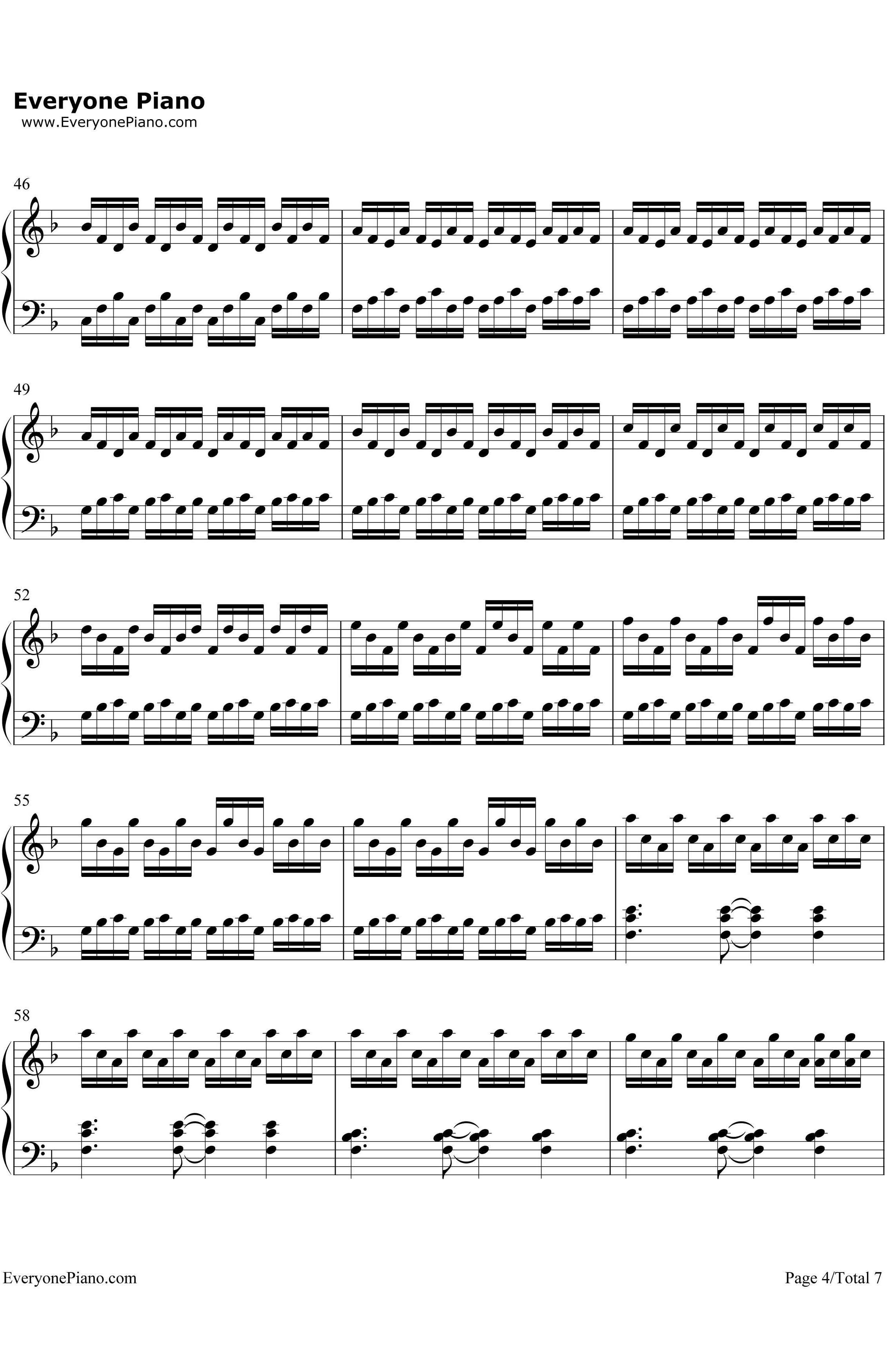 The Sunbeams... TheyScatter钢琴谱-Yiruma4