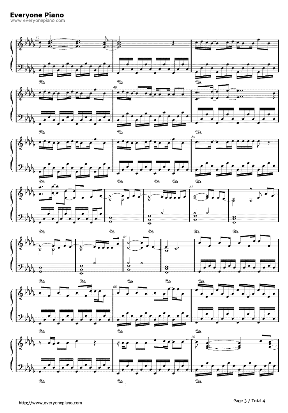Decode钢琴谱-Paramore3