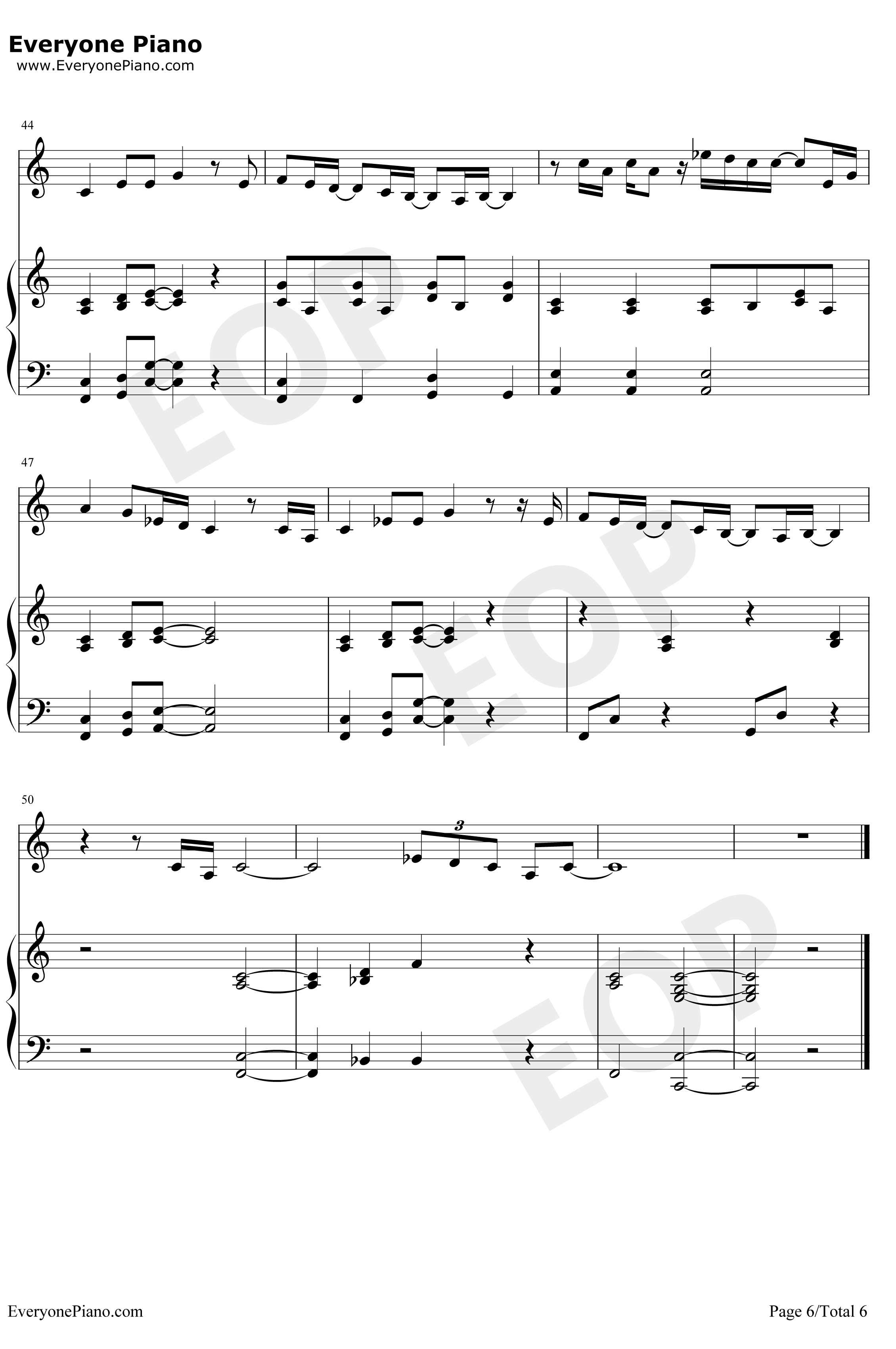 Always Remember Us This Way钢琴谱-LadyGaga-一个明星的诞生OST6