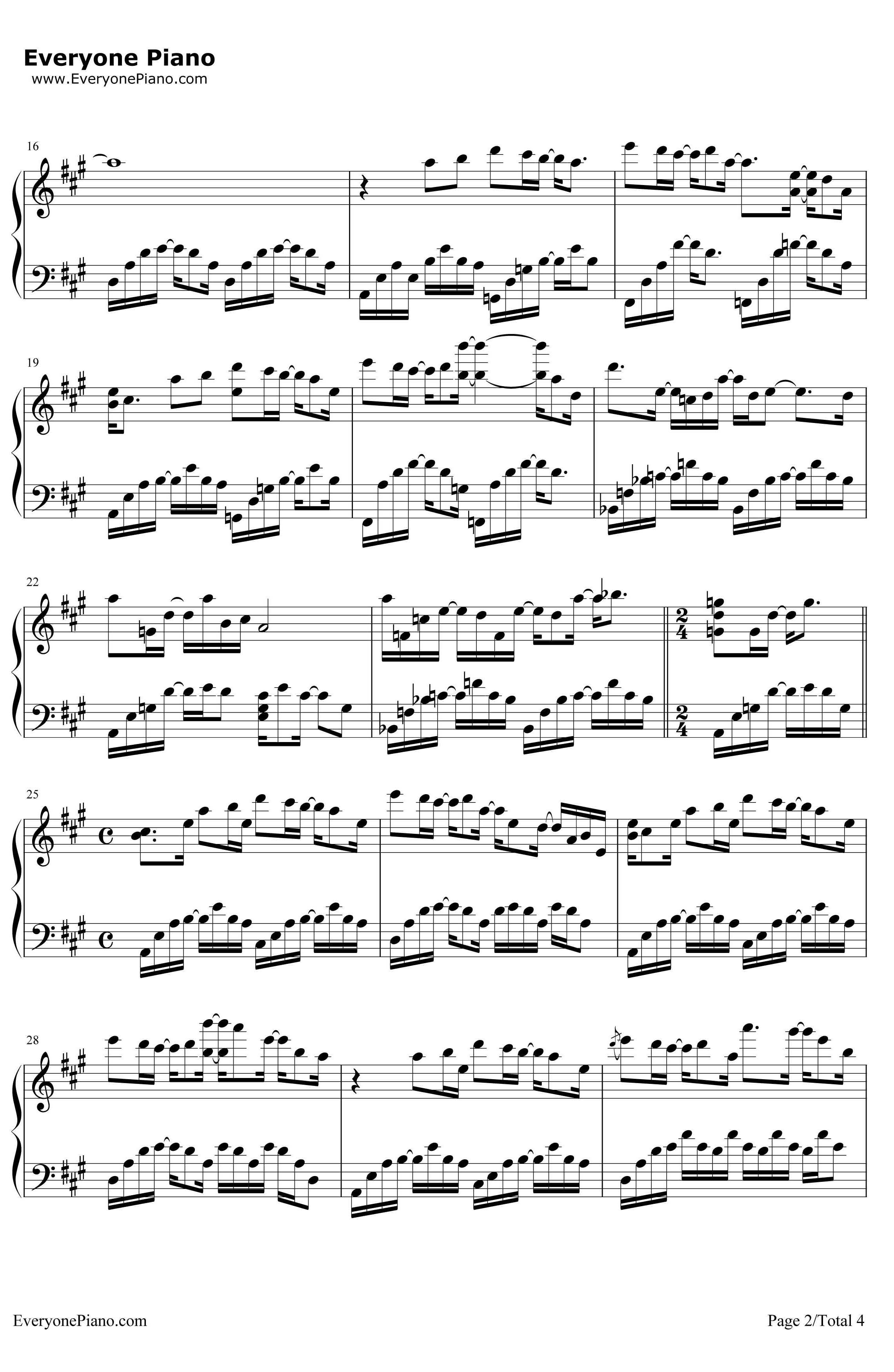 Wonder Boy钢琴谱-Yiruma2