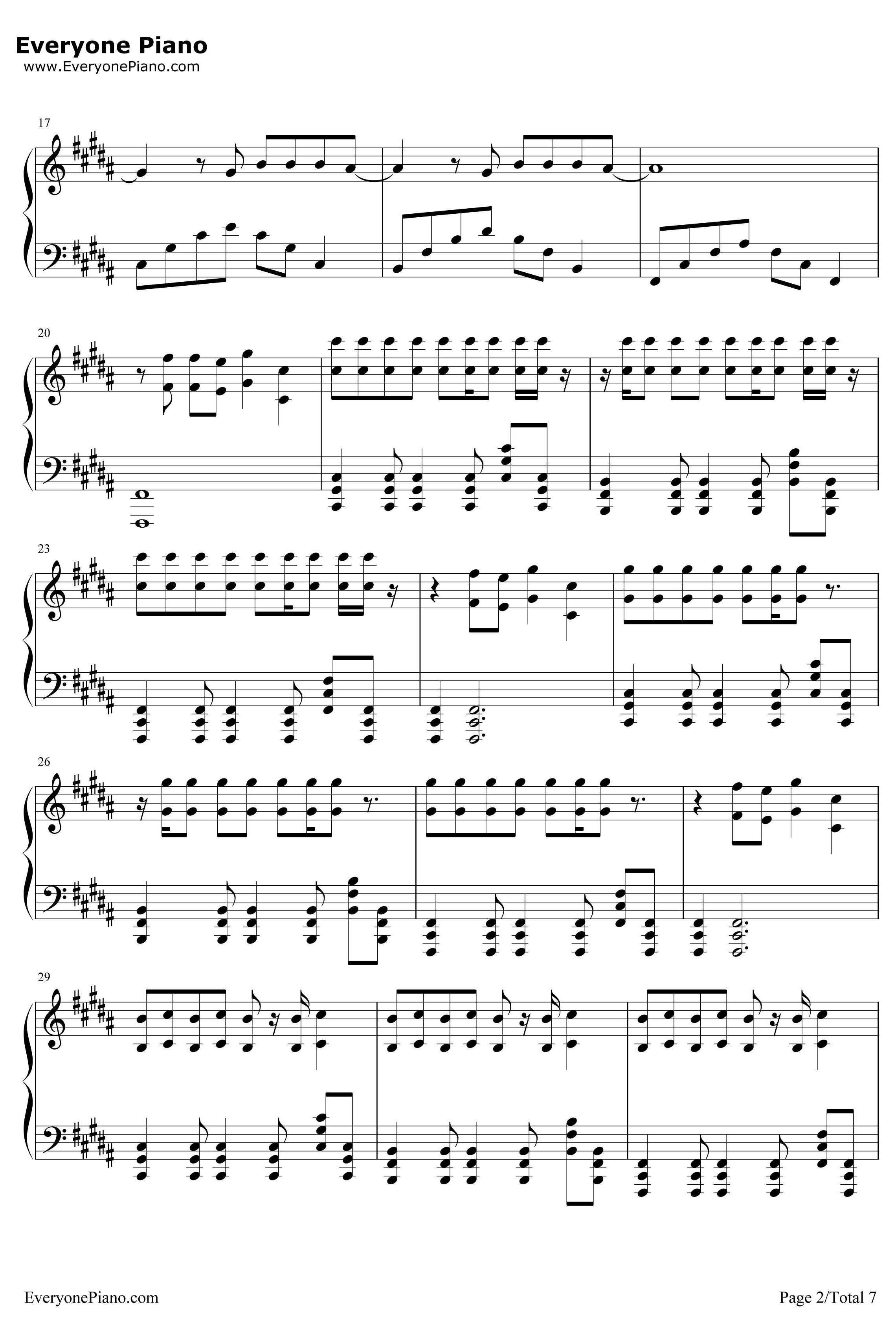 The Fox钢琴谱-Ylvis-挪威组合2