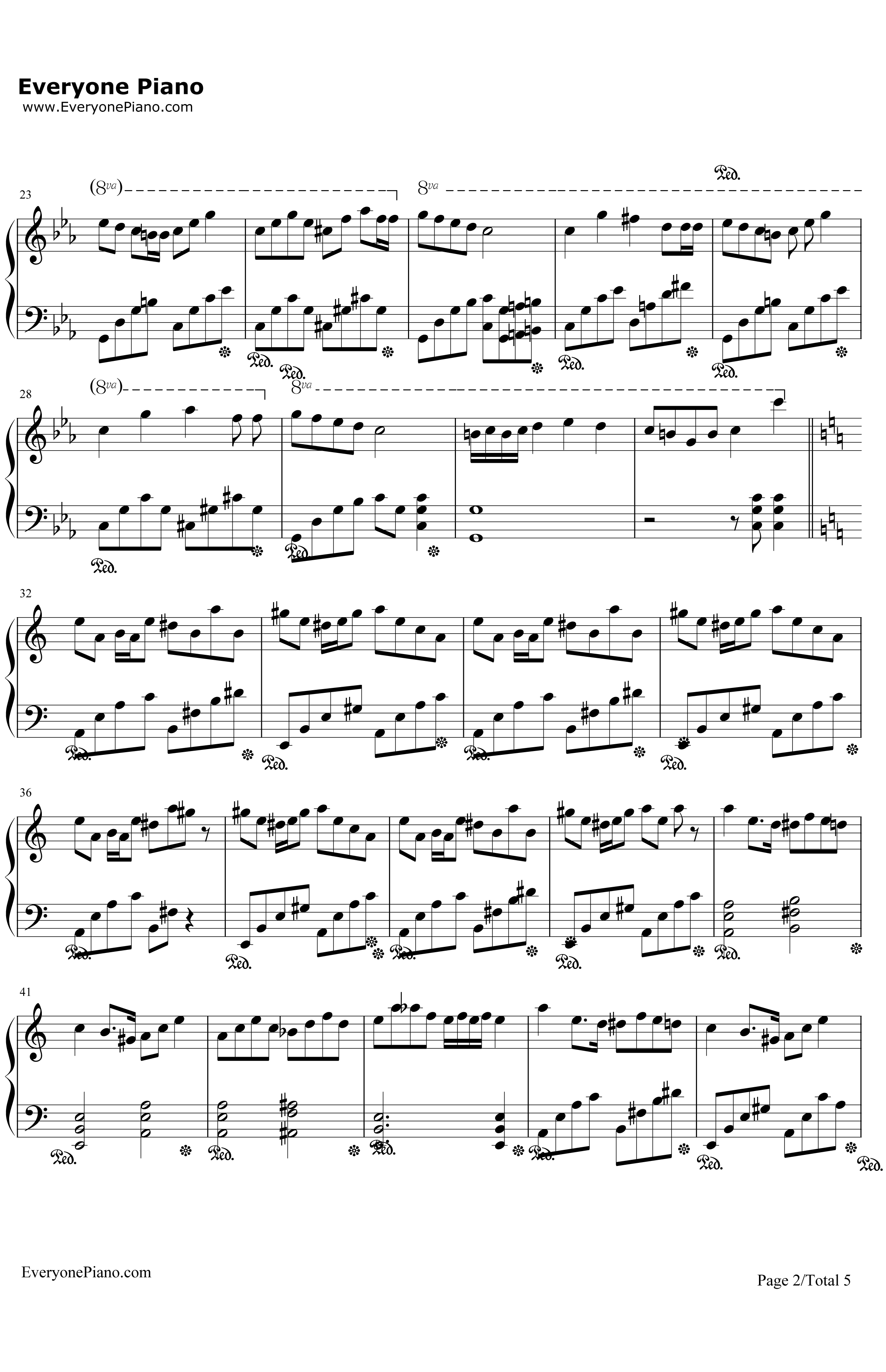 スイートデコラアイスクリームホリック钢琴谱-初音ミク-初音ミク2