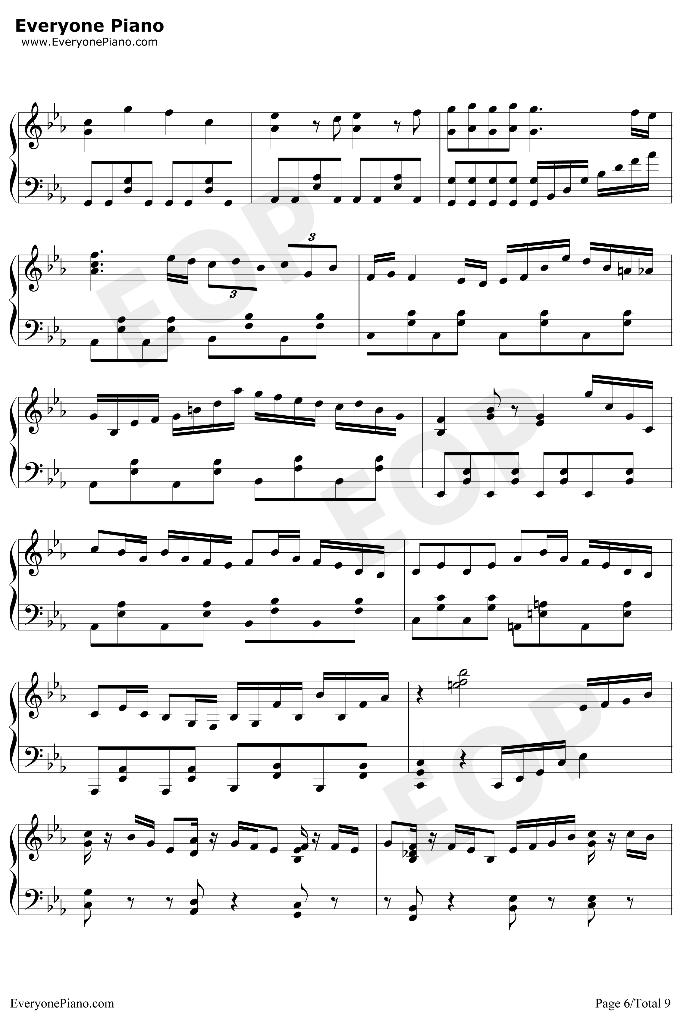 インビジブル钢琴谱-GUMI&镜音リン6