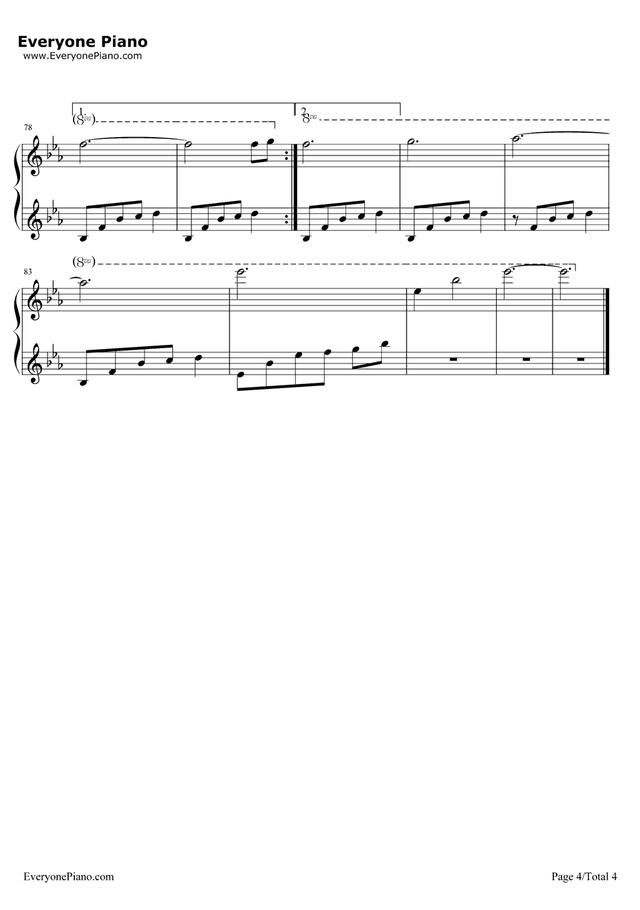 ASimpleLife钢琴谱-BrianCrain-BrianCrain-唯美小清新治愈系4