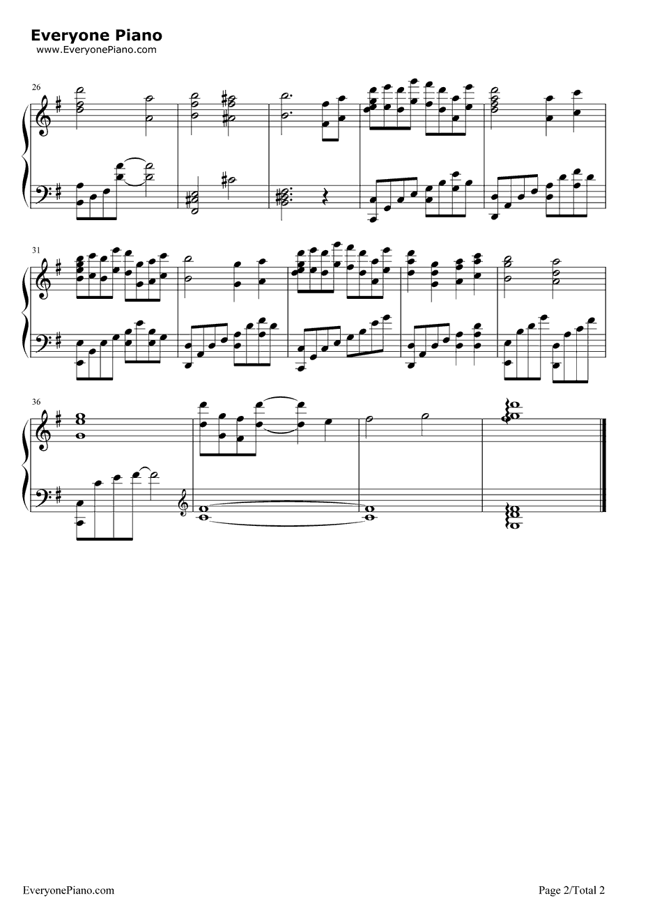lostmypieces钢琴谱-未知-龙与虎BGM2