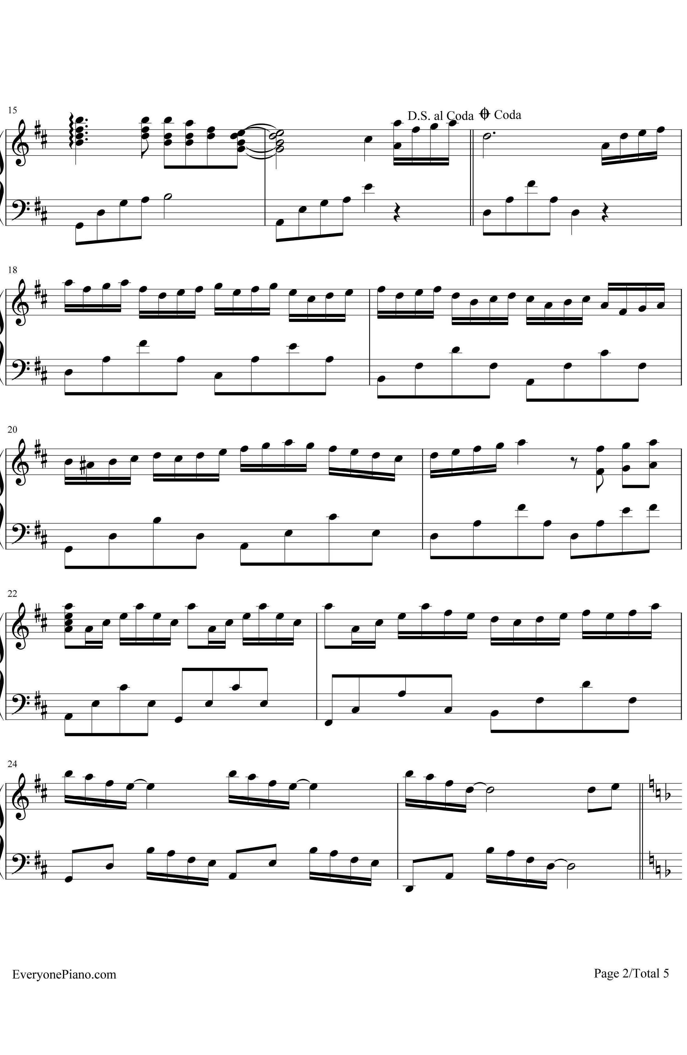 Spring钢琴谱-久石让-PianoStoriesIV2