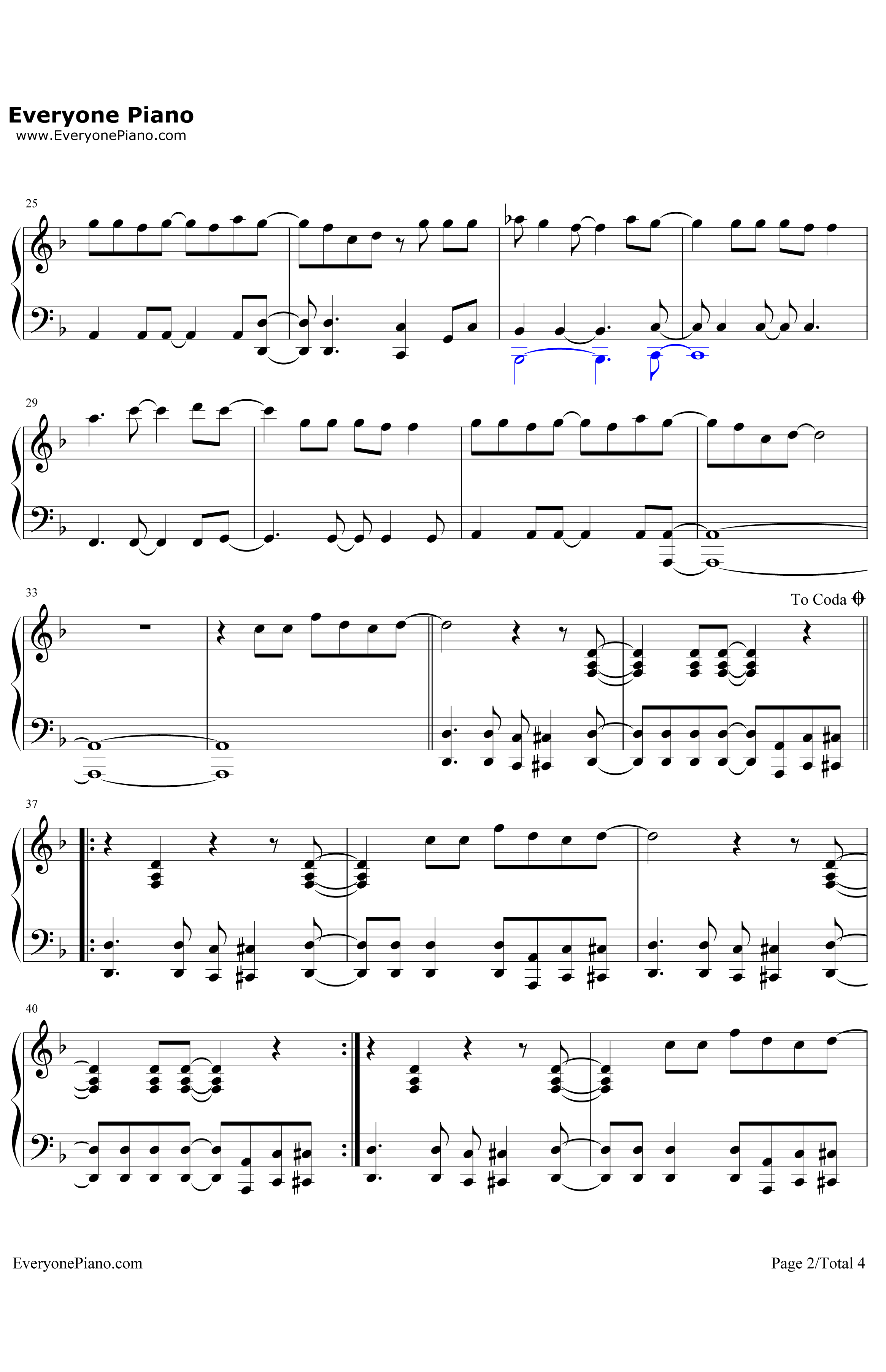 ForaBetterDay钢琴谱-Avicii2
