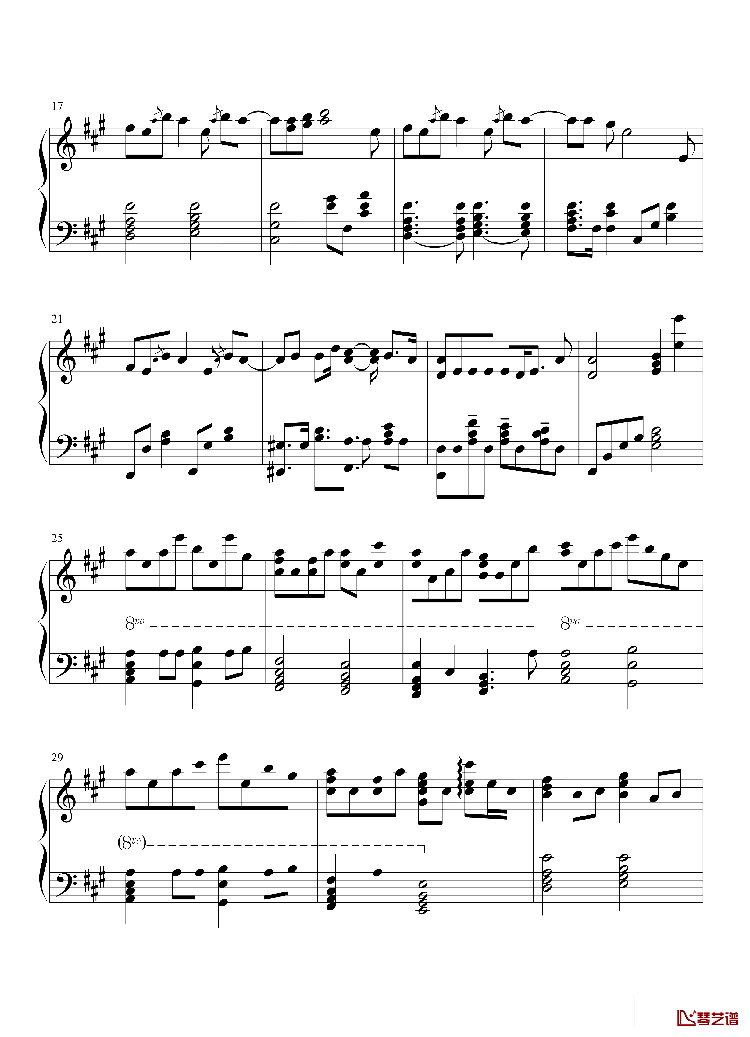 みちしるべ钢琴谱-茅原实里-《紫罗兰永恒花园》片尾曲2