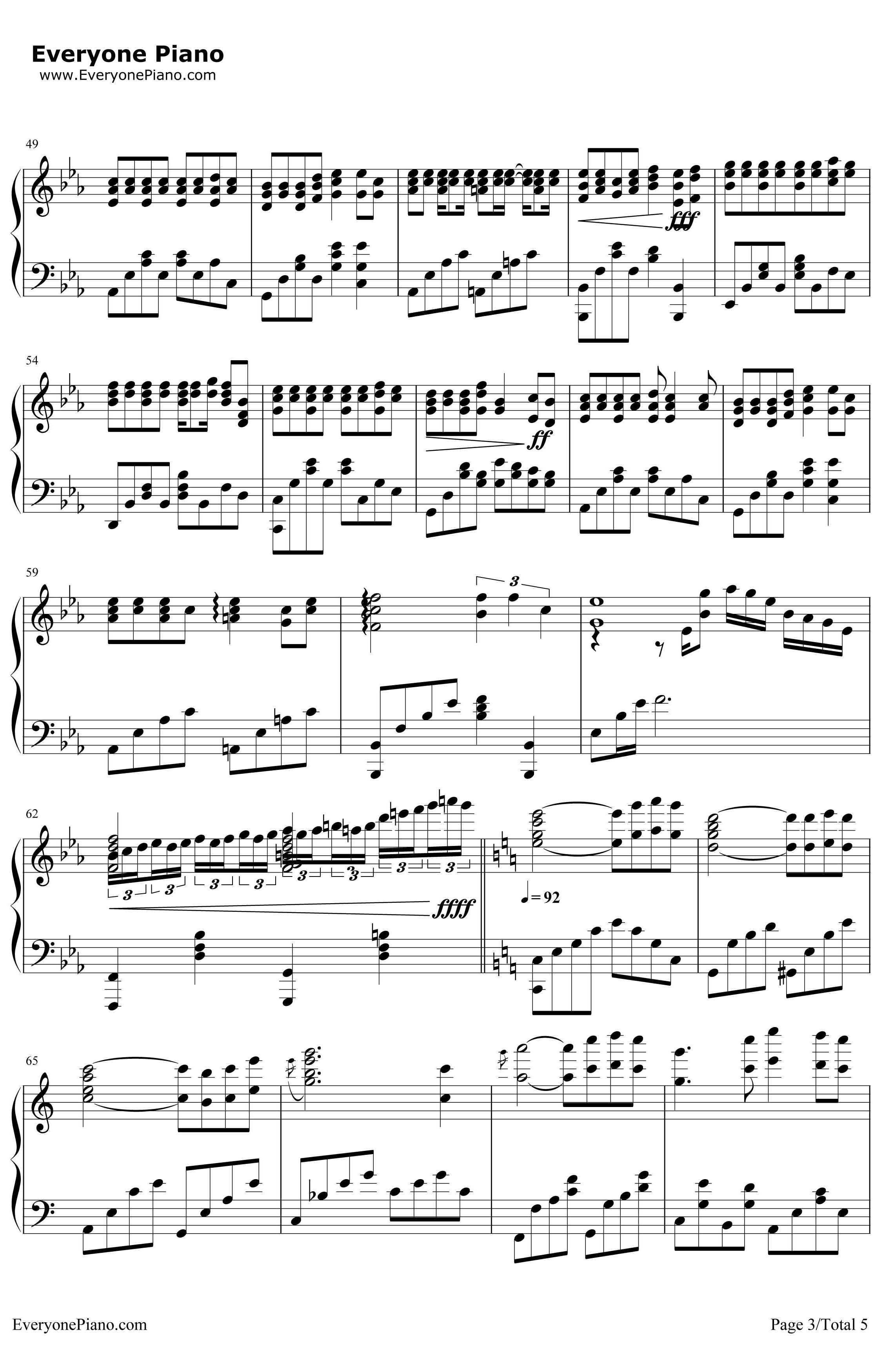 《北京东路的日子》完美演奏版钢琴谱-汪源3