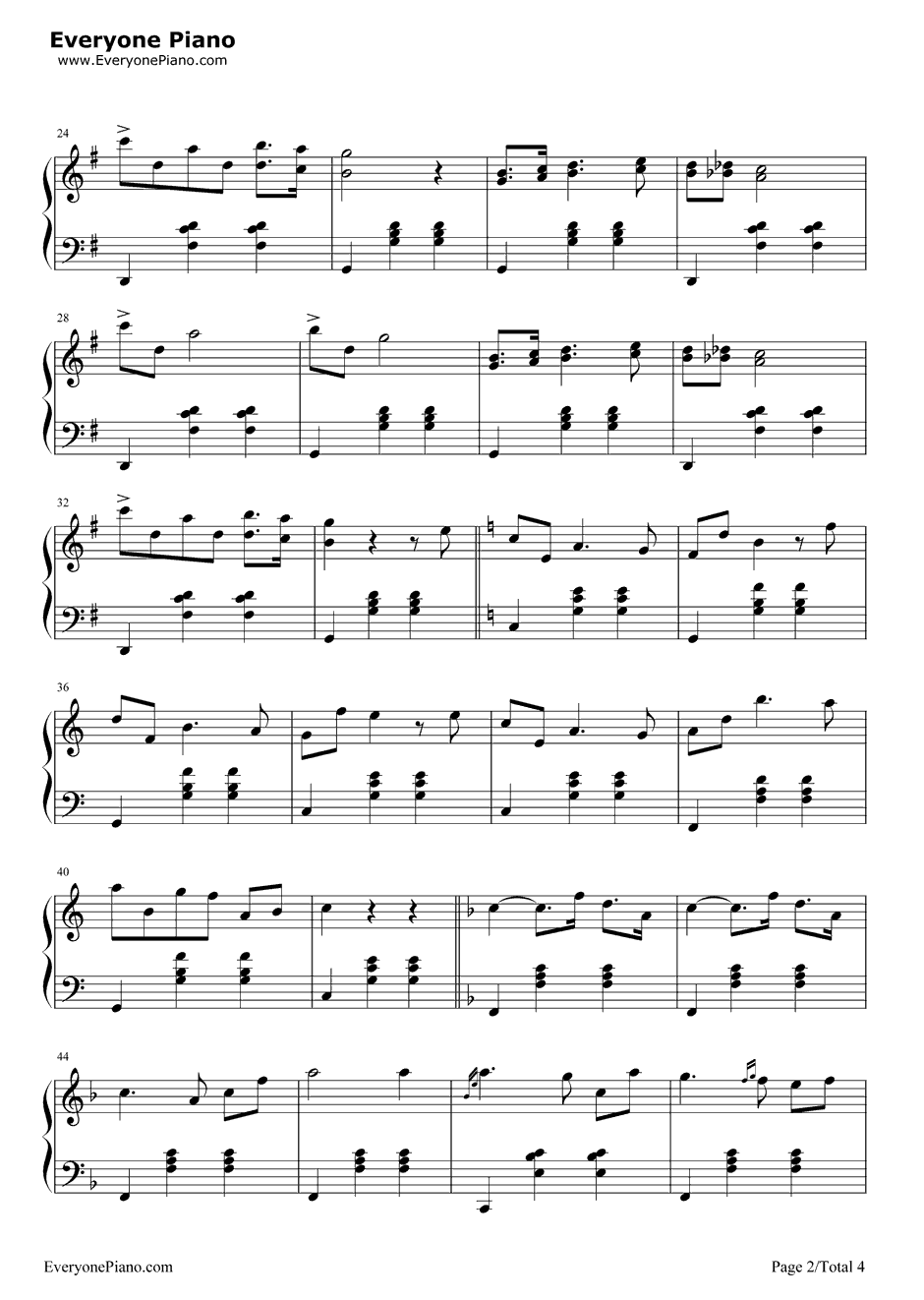 牧歌钢琴谱-卡尔•海因斯2