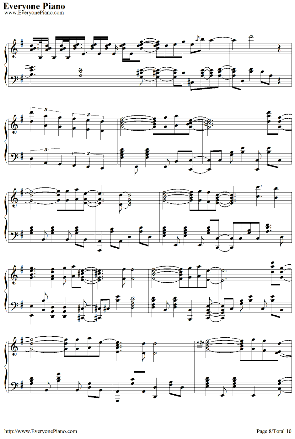 メグメル钢琴谱-riya-CLANNADOP8